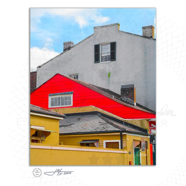 Unique New Orleans Architecture - French Quarter - Limited Edition Fine Art Photography