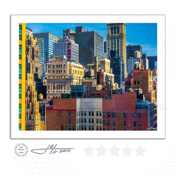 Zooming in on the NYC Skyline - Limited Edition Fine Art Photography