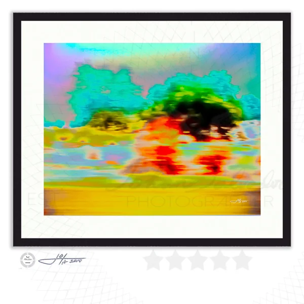 Gorilla In The Mist (Colorized Abstract) - Limited Edition Fine Art Photography