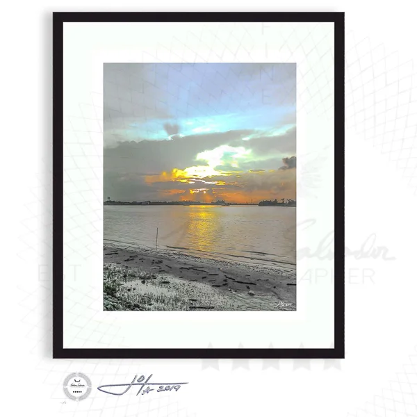 Limited Edition Fine Art Photography - Sunrise over the Mississippi RIver - New Orleans