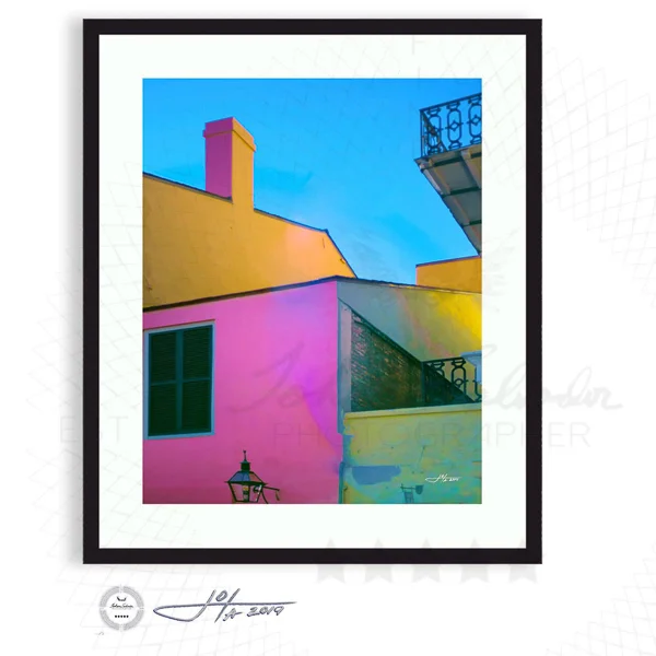 Color Blocking Historic New Orleans  - Limited Edition Fine Art Photography