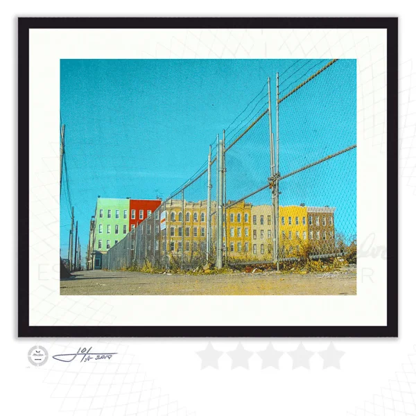 Old New York Row Houses