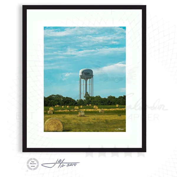 Ennis Water Tower No. 1  - Limited Edition Fine Art Photography