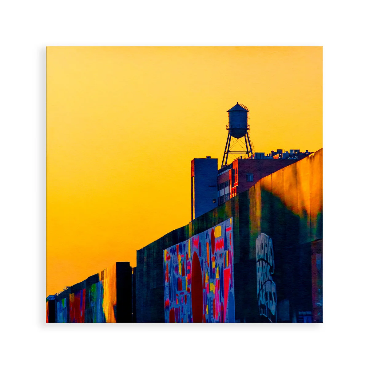 Brooklyn Sunset: Liquid Gold Cityscape - Limited Edition Fine Art Photography