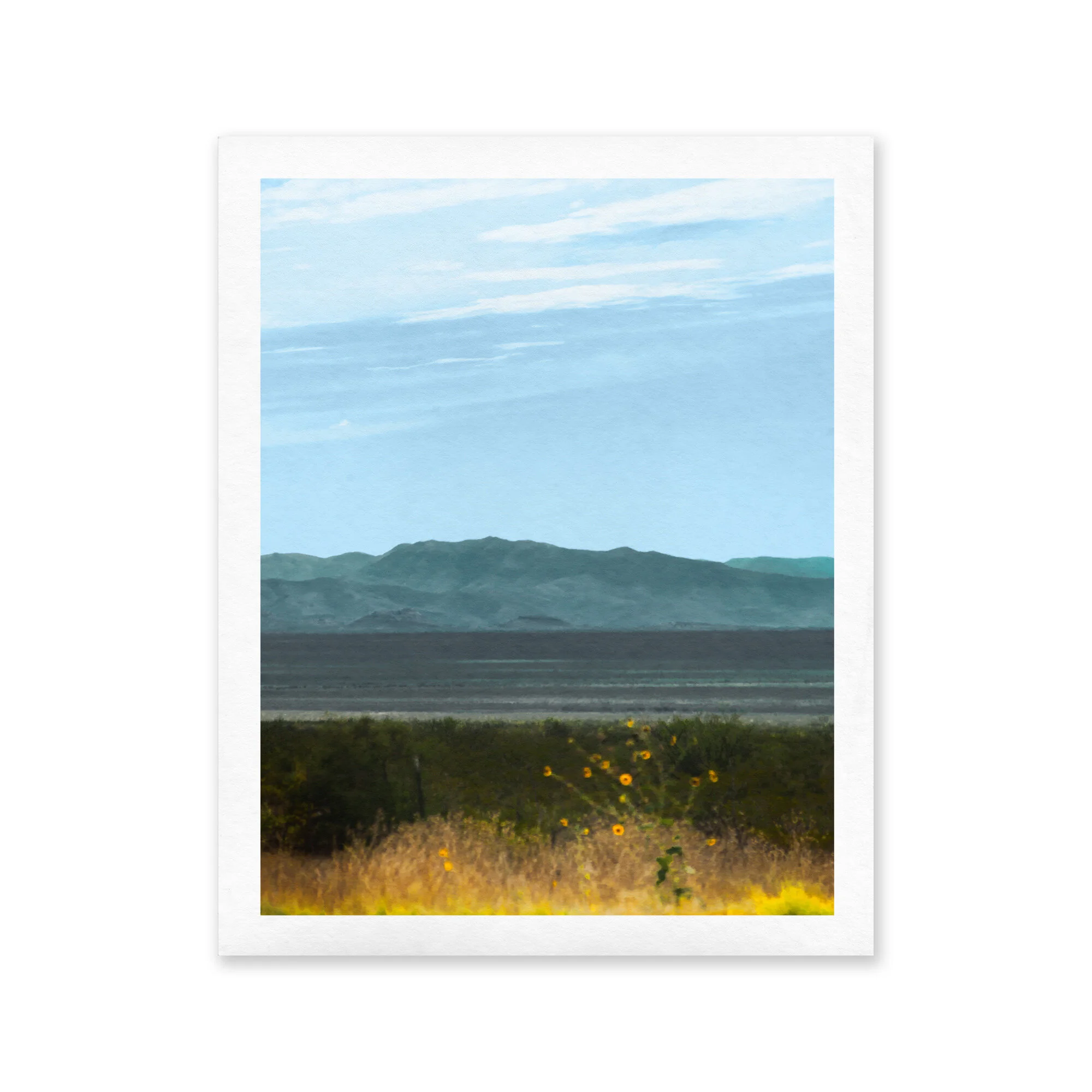 Landscape En Route to Marfa - Limited Edition Fine Art Photography