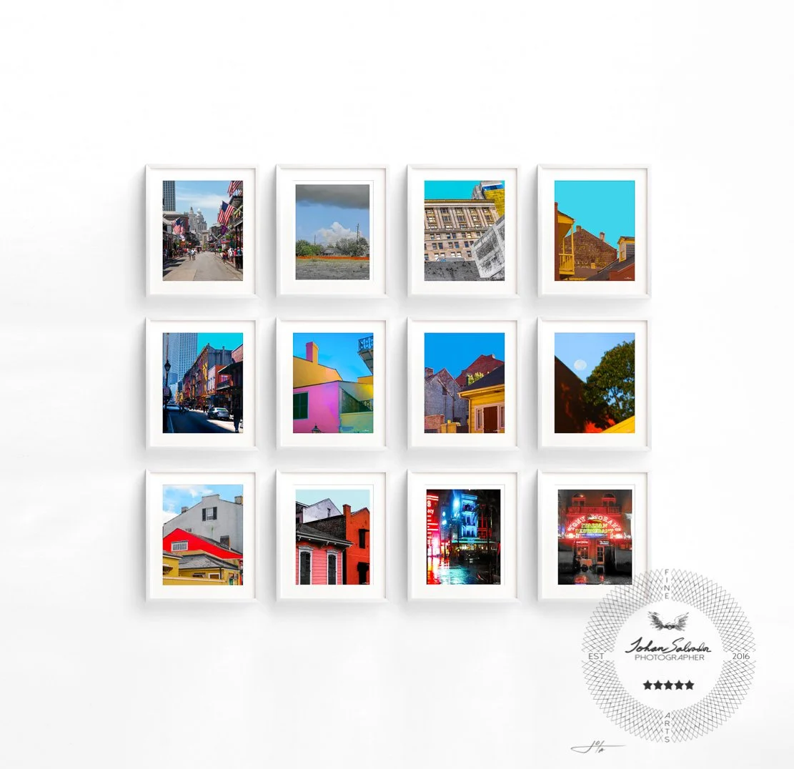 Iconic Colors of the French Quarters - New Orleans 2015