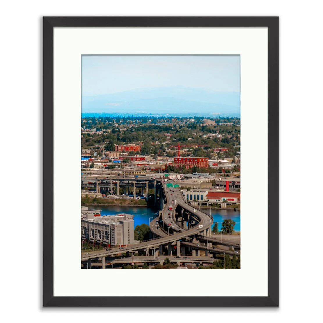 Marquam Over Willamette - Limited Edition Fine Art Photography