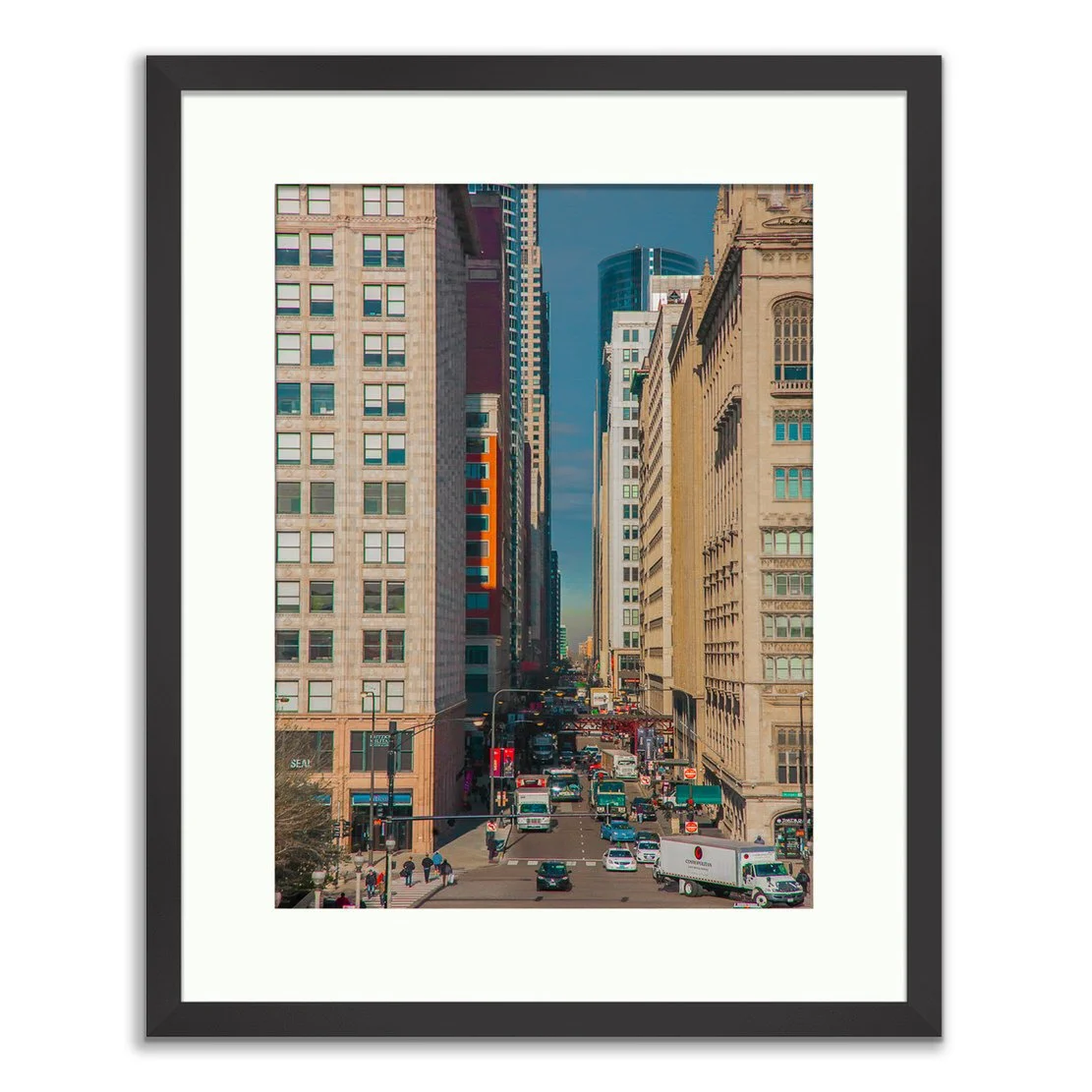 Colorful South Michigan Avenue - Limited Edition Fine Art Photography