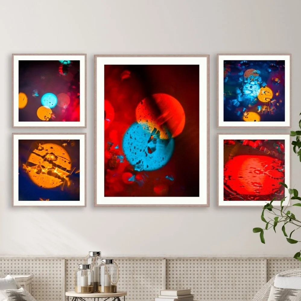 Full Color abstract -  A Gallery Wall