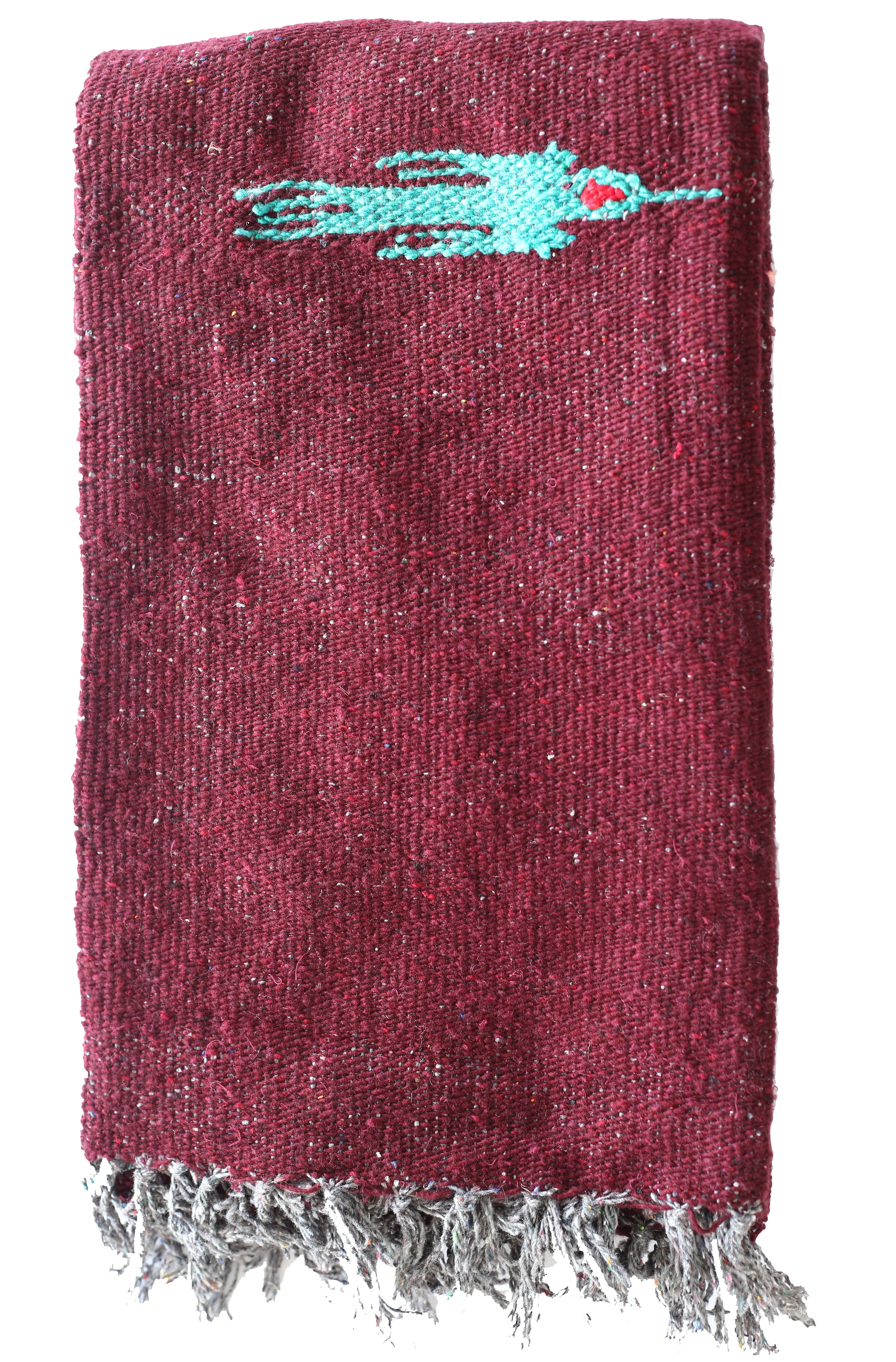 EBB & FLOW Thunderbird Blanket - Burgundy