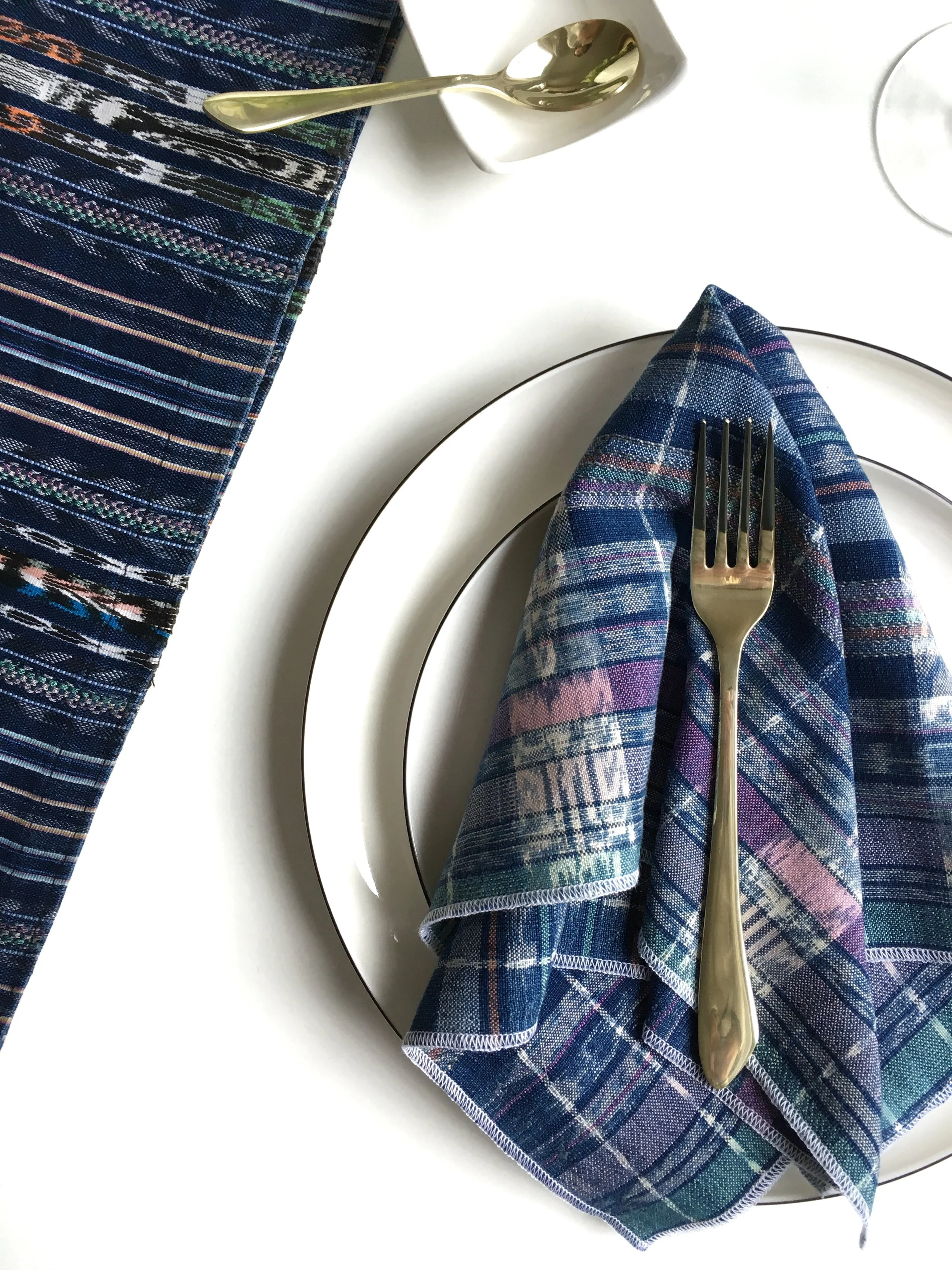 Catarina Cotton Napkin - Cobalt