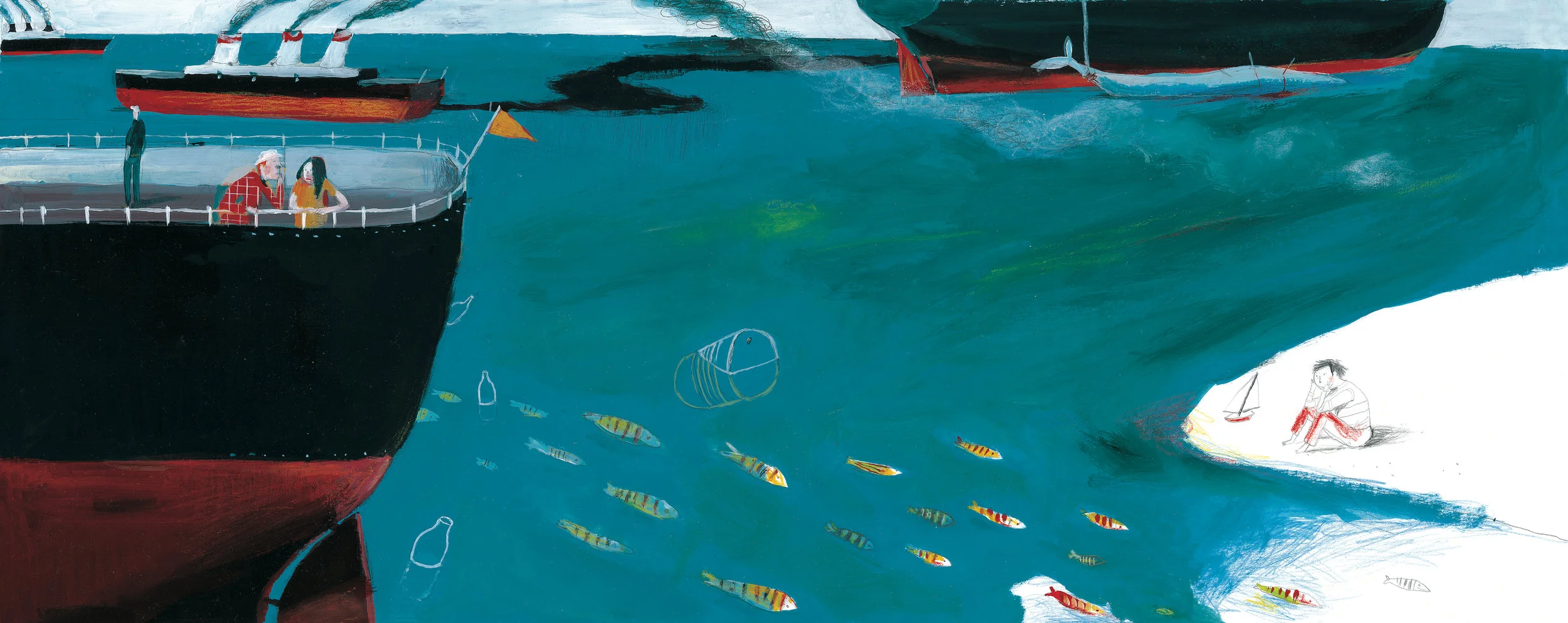 Image from What If… by Thierry Lenain, illustrated by Olivier Tallec