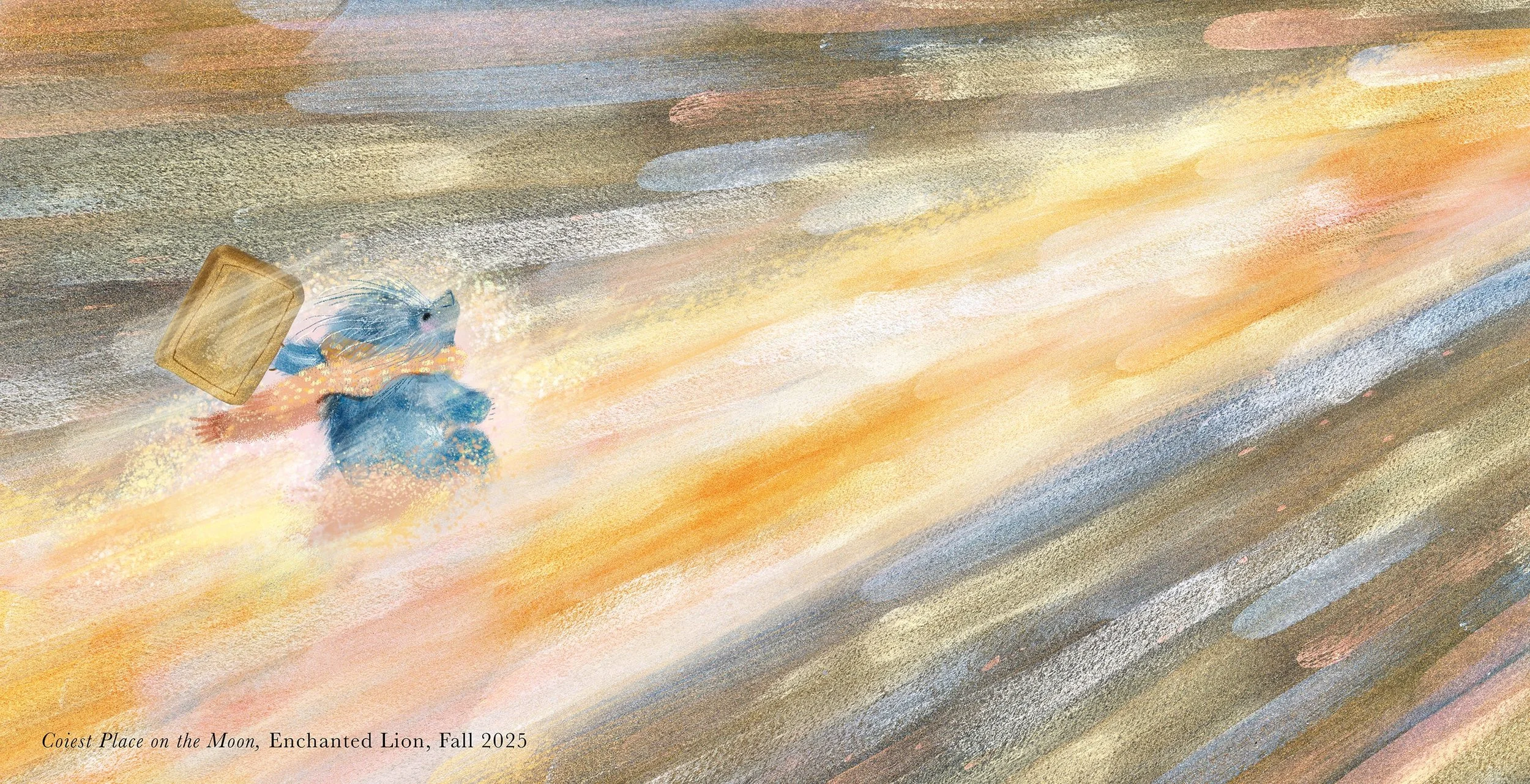 "How I Make Space" —&nbsp;A guest blog post from Sarah Jacoby, illustrator of THE COZIEST PLACE ON THE MOON