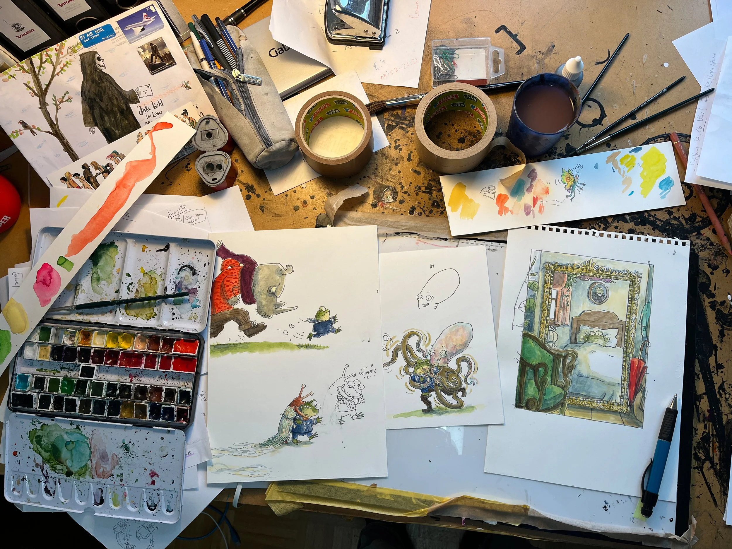 “Liveliness is the key thing”: Illustrator Anke Kuhl on TRUMAN TOAD &amp; THE QUEST FOR THE PERFECT HUG