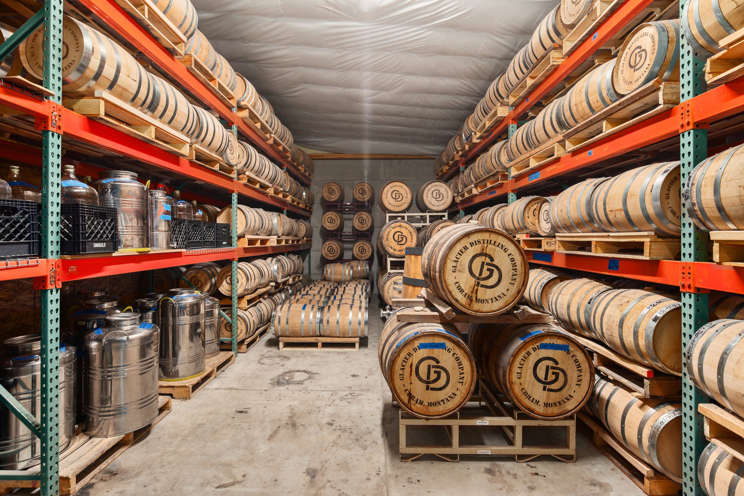 glacier-distilling-barrels-in-tasting-room