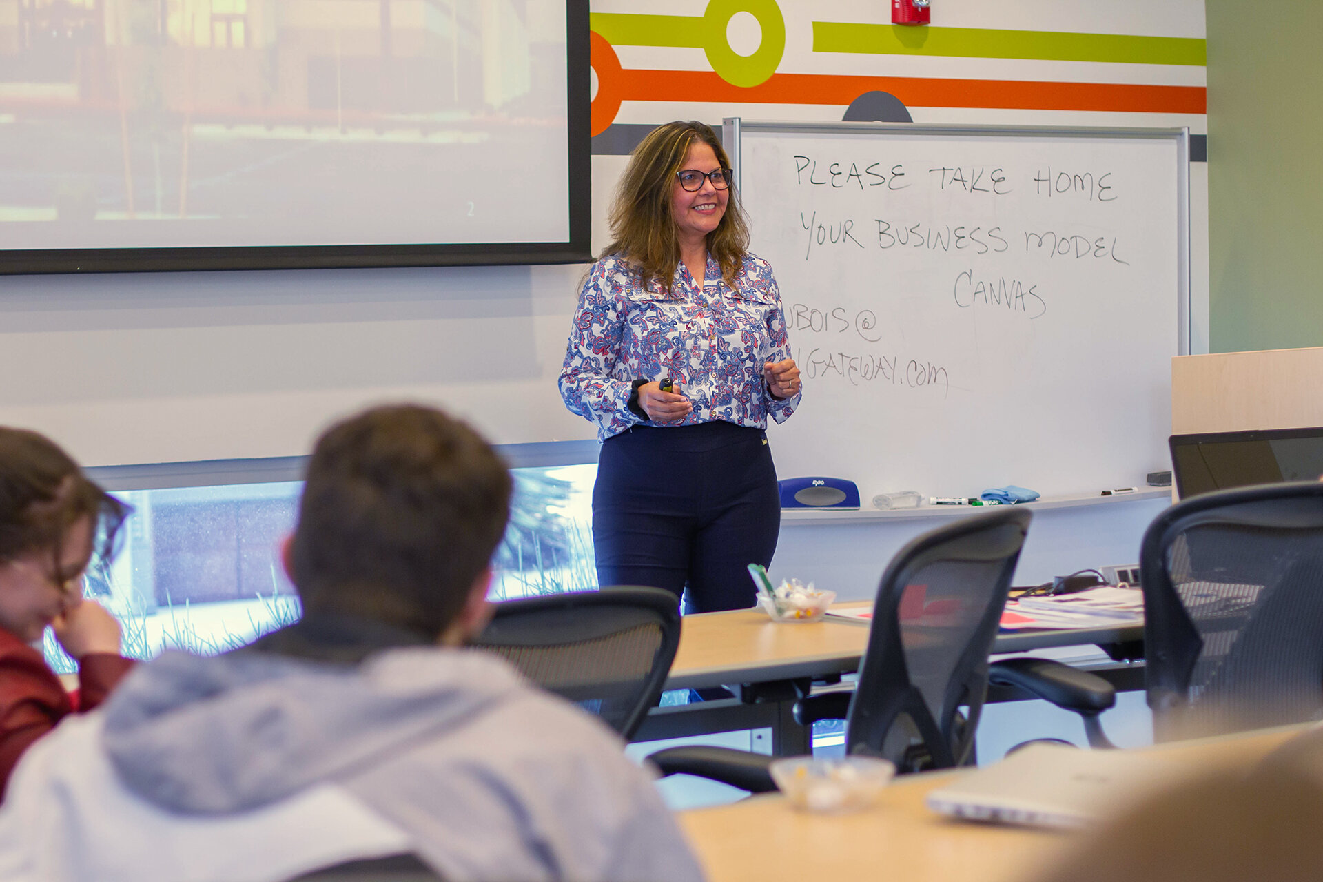 Milene Kibler, founder of Concordia Designs and student at Phoenix College, won The 2020 Big Pitch competition.