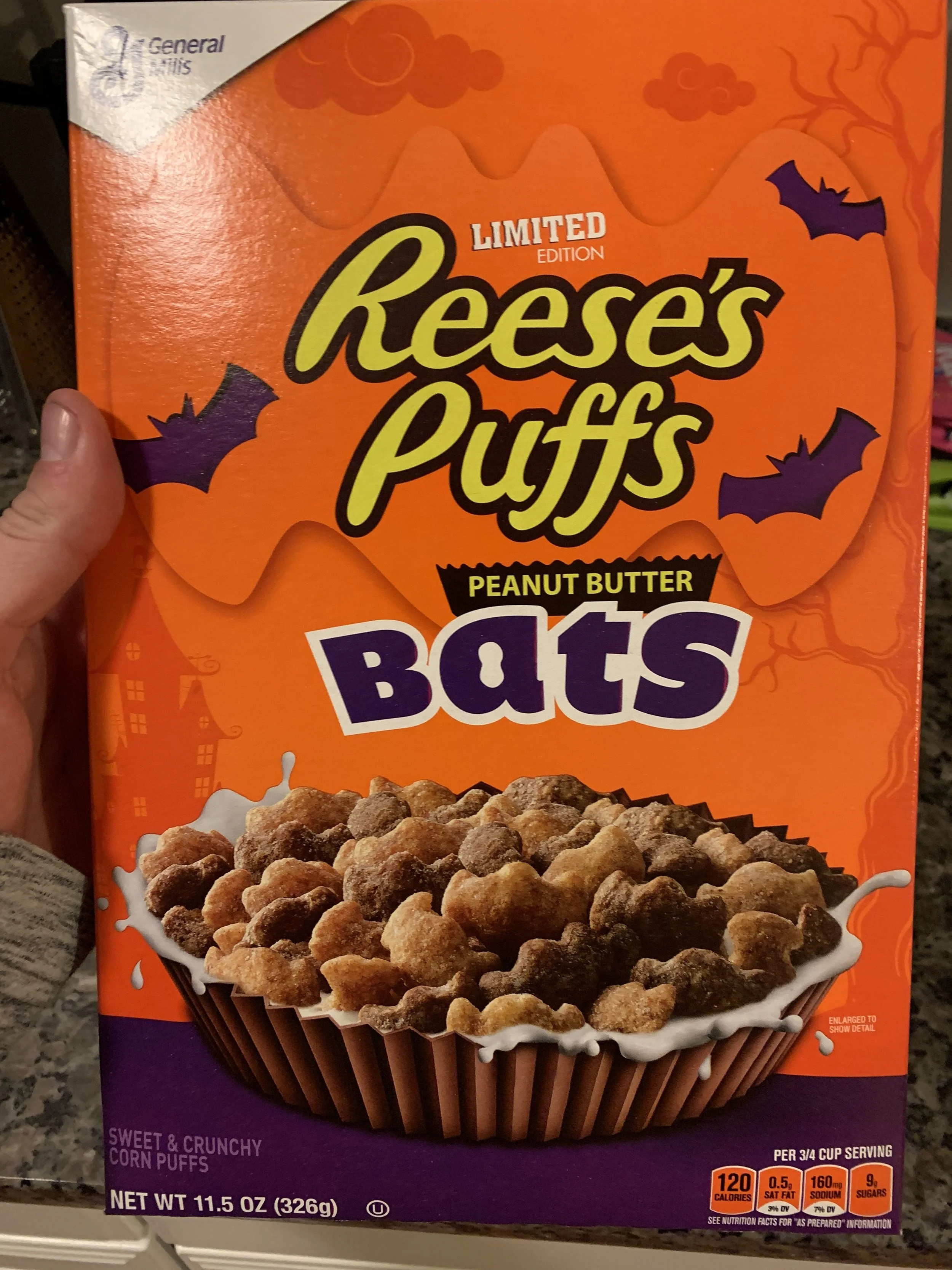 25 Days of Cereal Day 6: Reese's Puff's Bats