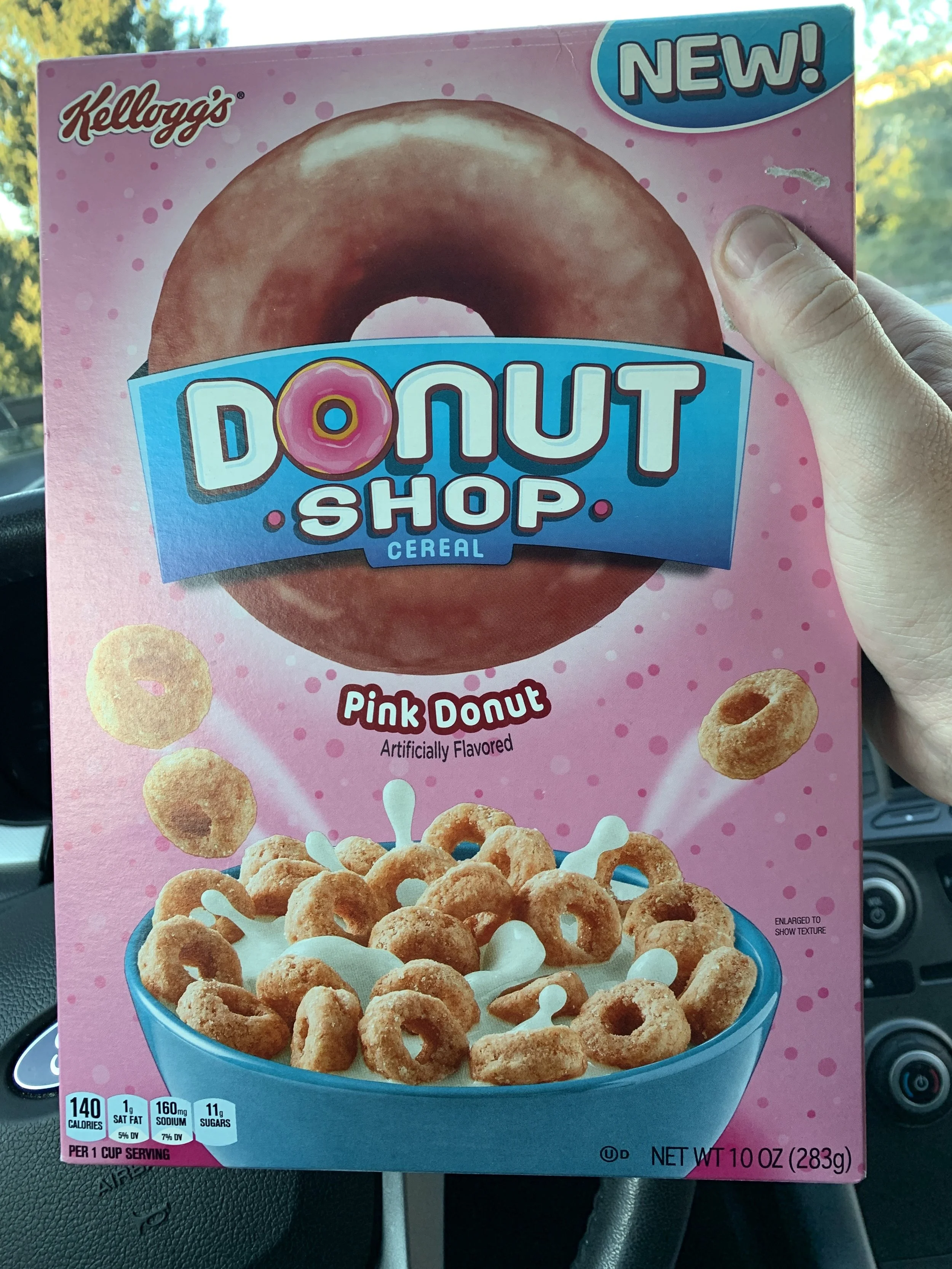 25 Days of Cereal Day 7: Donut Shop Pink Donut Cereal