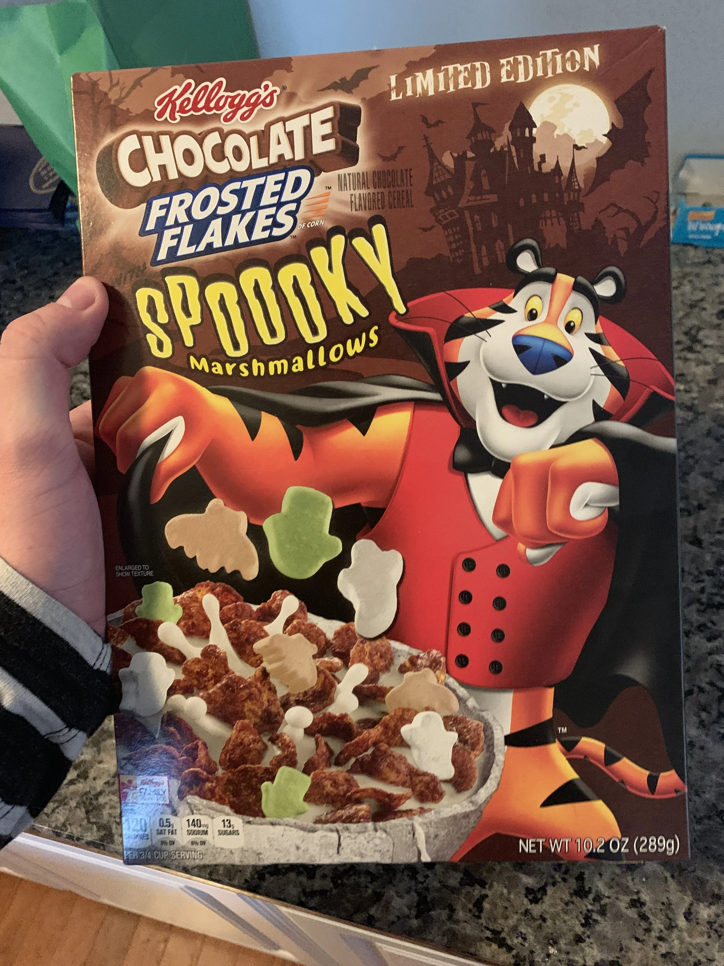25 Days of Cereal Day 15: Chocolate Frosted Flakes with Spooky Marshmallows