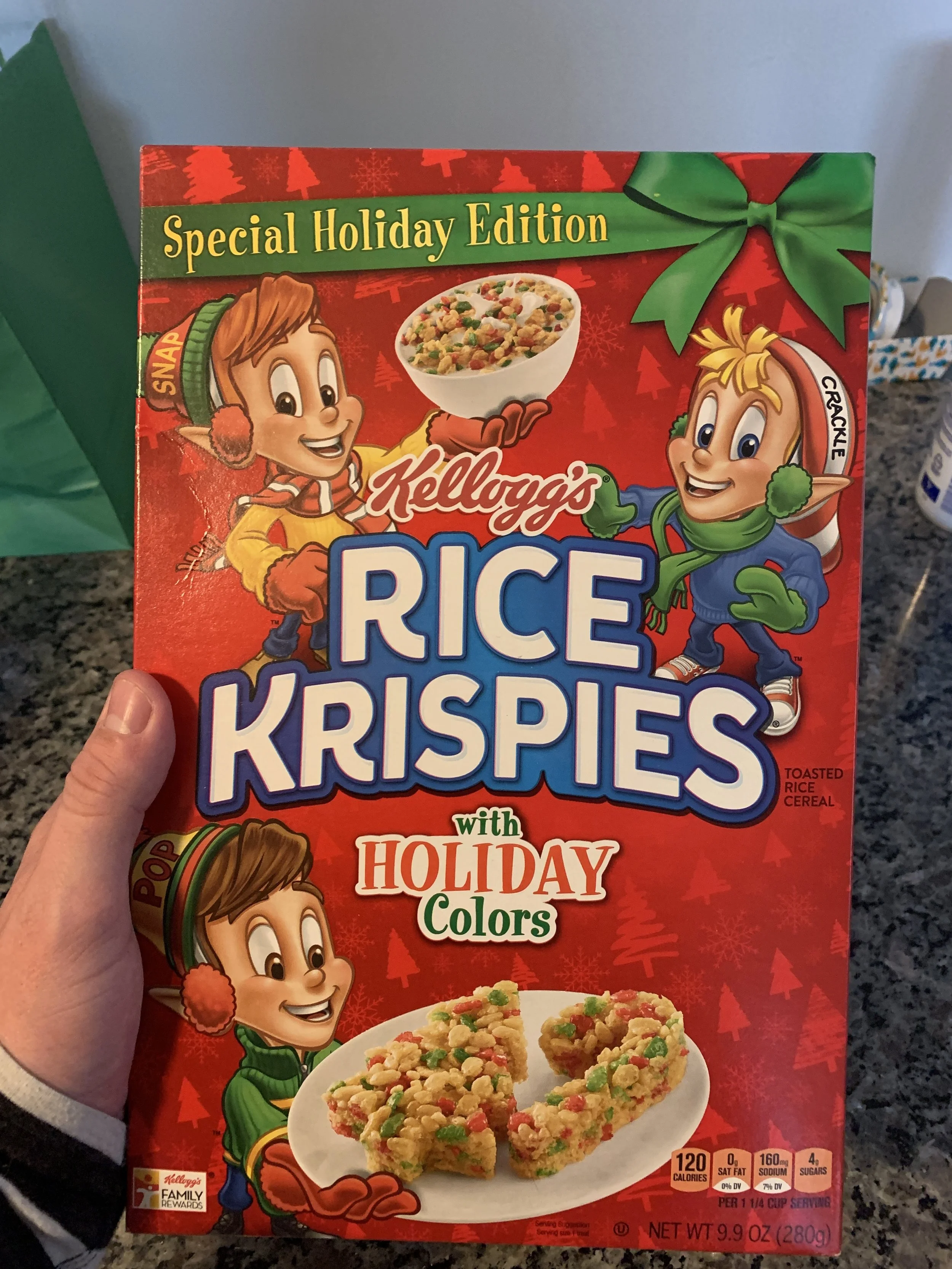 25 Days of Cereal day 16: Holiday Rice Krispies