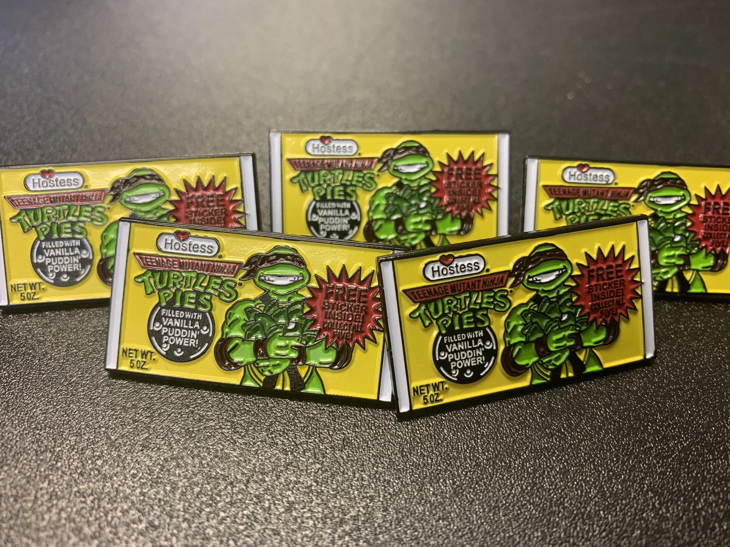 FOR SALE: Turtles Pies Pins!