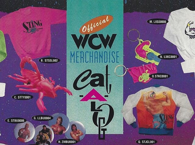 The Rad Years Summer Vacation 2020 has started! Check radyears.com for new content every day!  Today I posted about a WCW merch catalog from 1992 that is glorious! Head on over and check it out for yourselves and let me know what you would order!