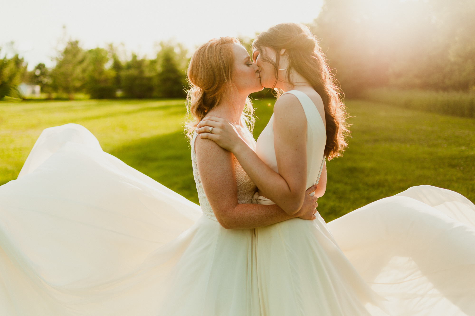 PRIDE | Queer Couple | LOVE IS LOVE | Wedding Gown
