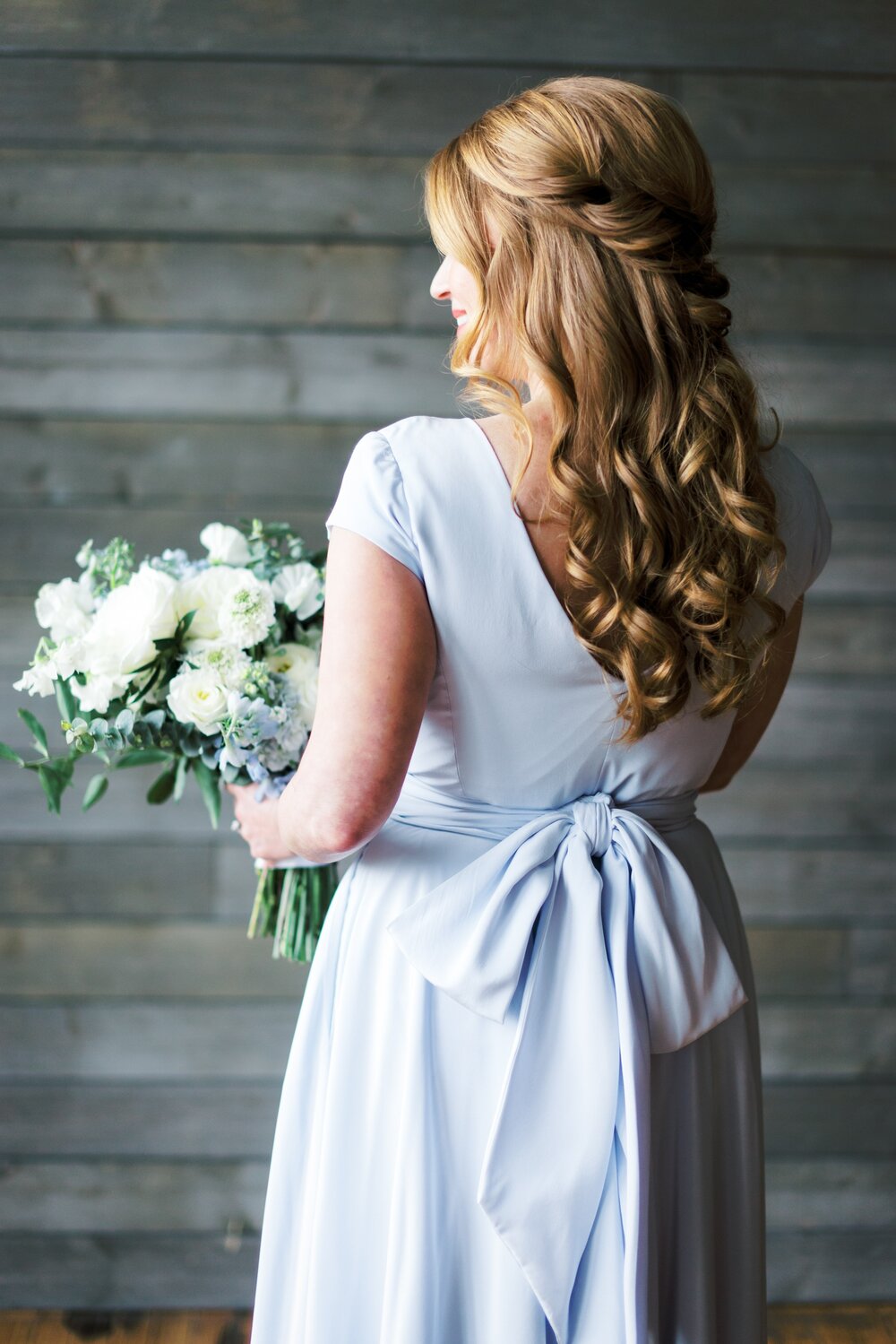 Custom Wedding Dress | Blue Wedding Dress | Minneapolis Bridal Shop