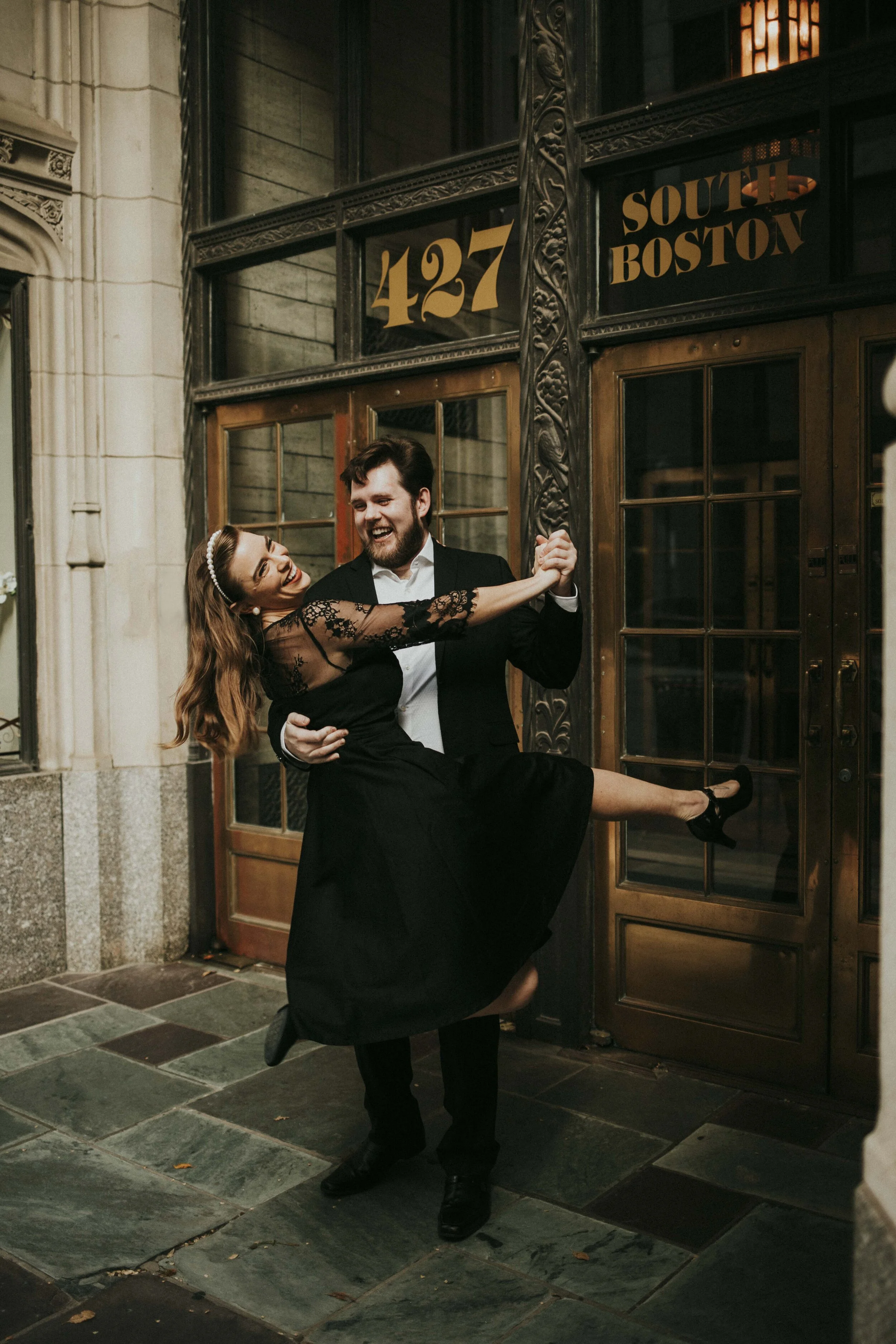 Couples | A Vintage Inspired Engagement in Tulsa's Deco District