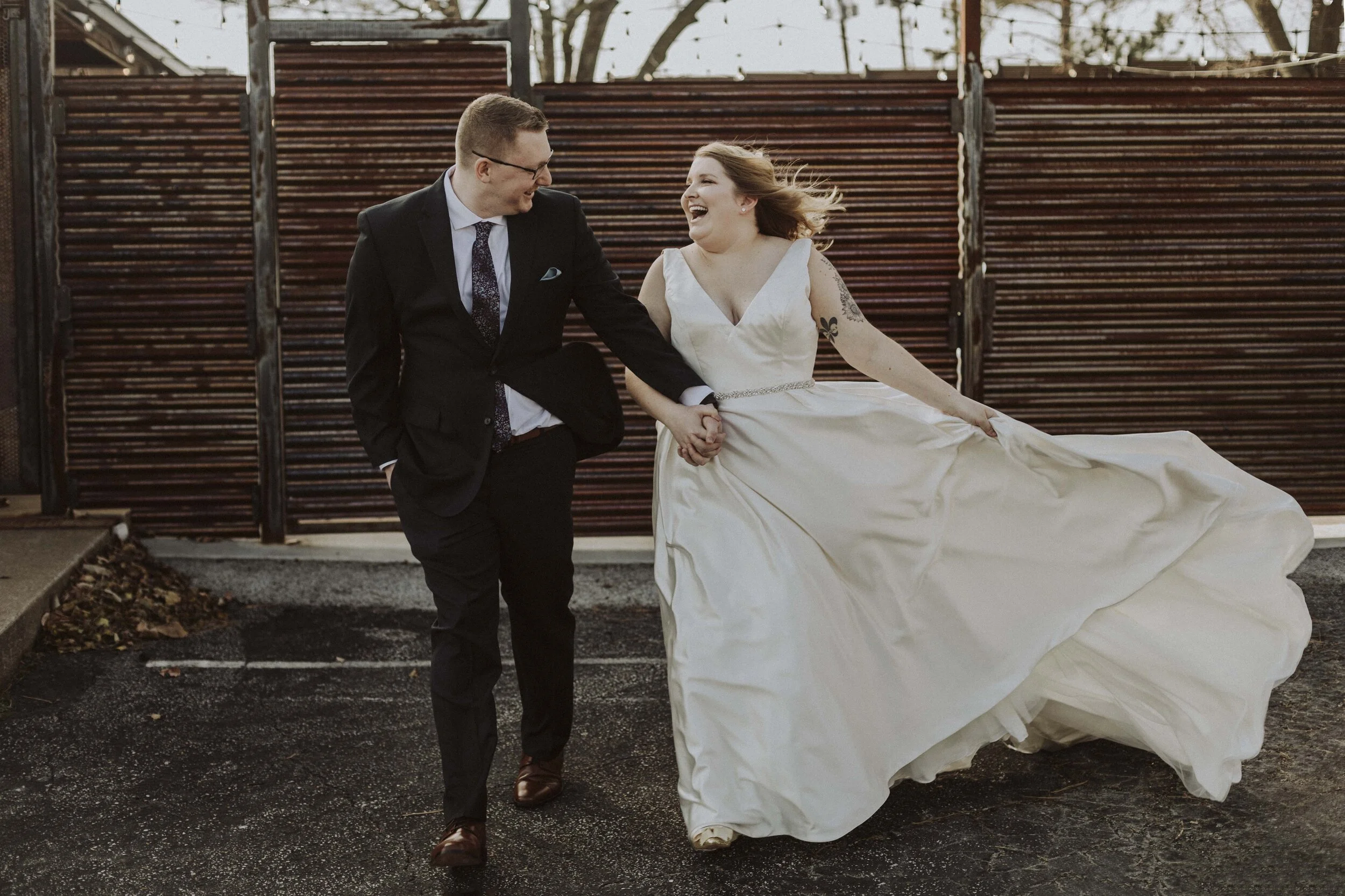 Wedding | Industrial Meets Rustic Meets a Really Good Time