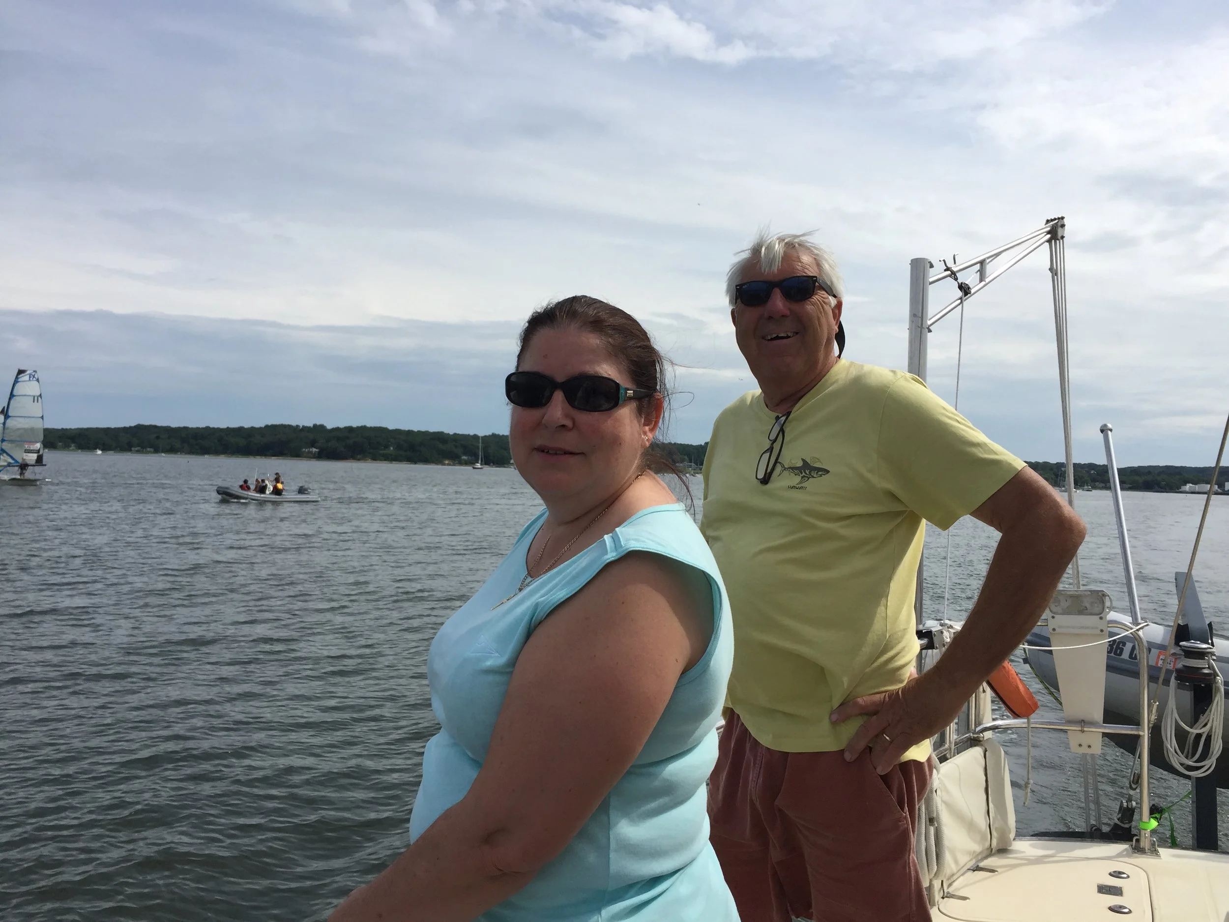  Dave and Donna on board. 