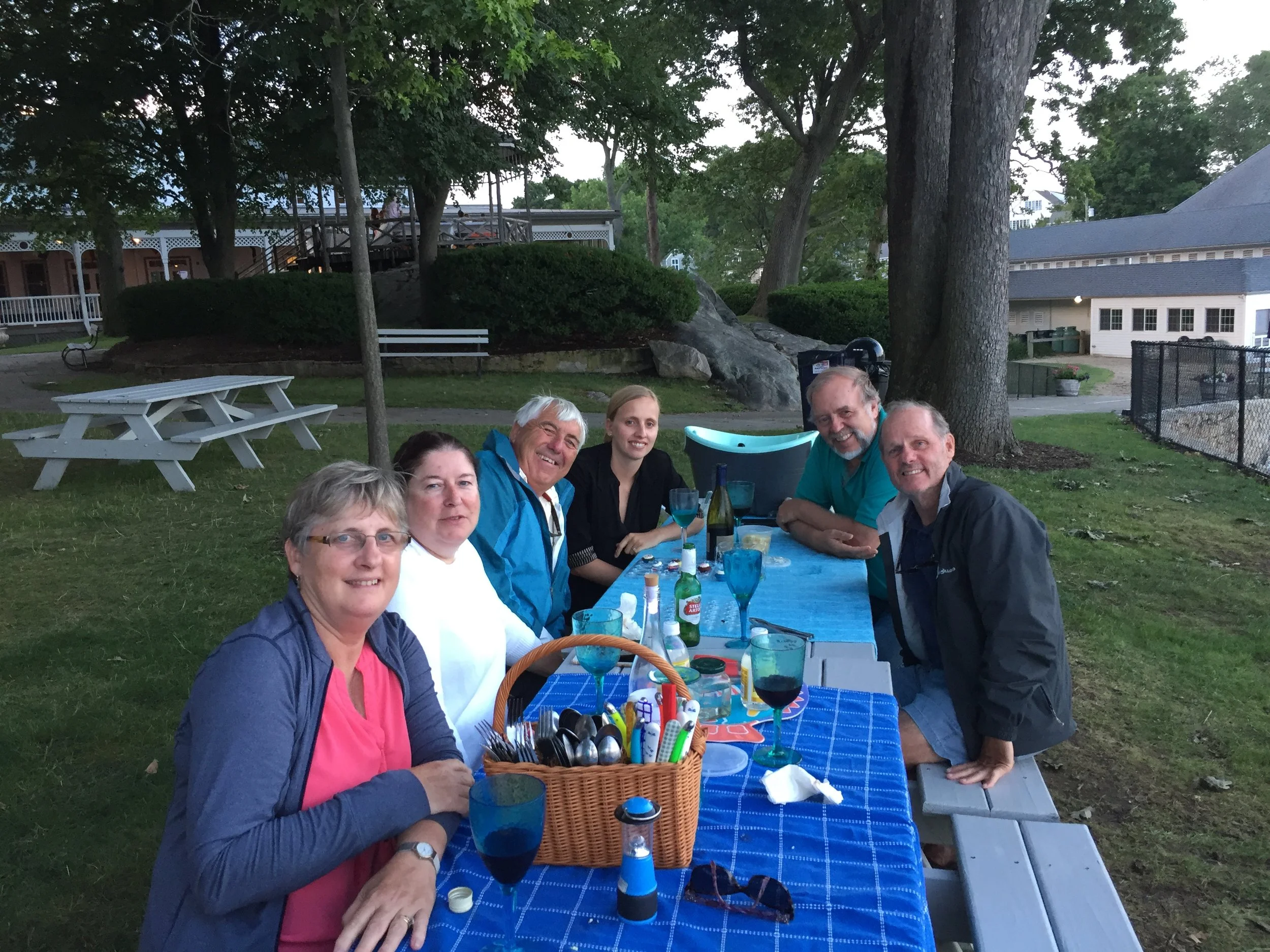  Robin, Donna, Dave, Sonya, Andy and Jeff at Roton Point. 