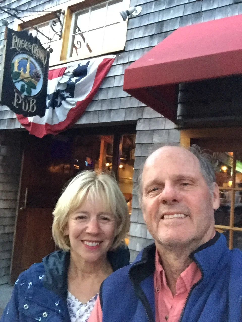 In front of the Rose and Crown.JPG