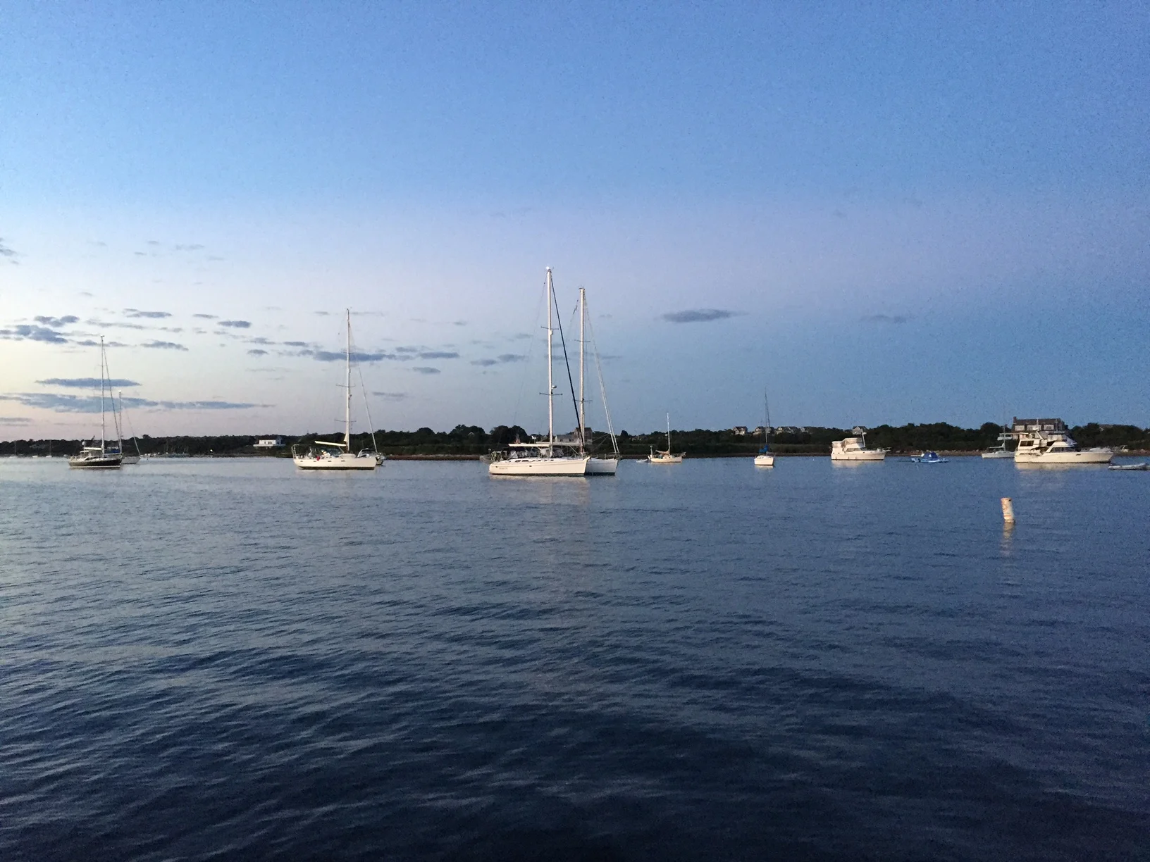 Sunset coming on Block Island.JPG