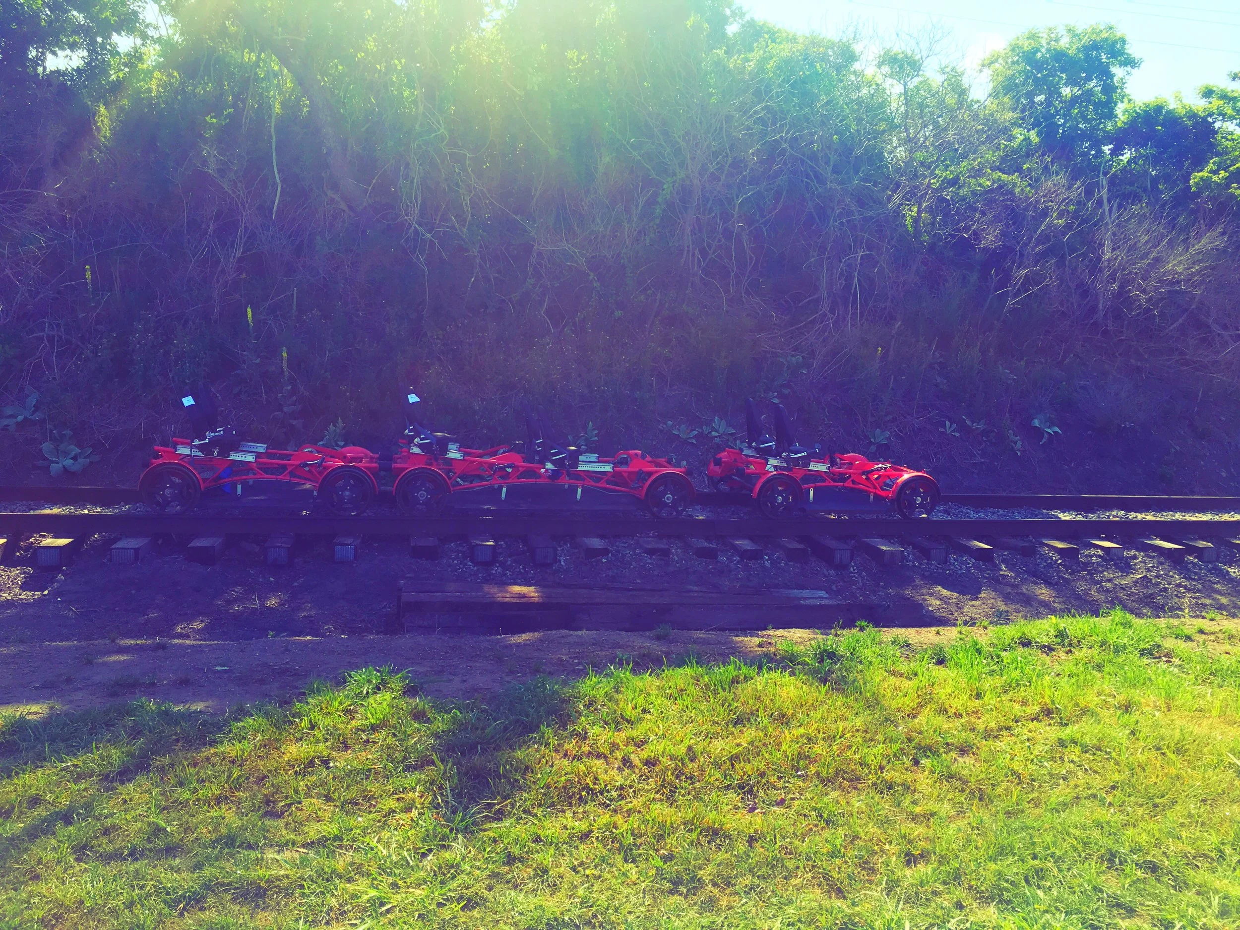 Railroad bike ride