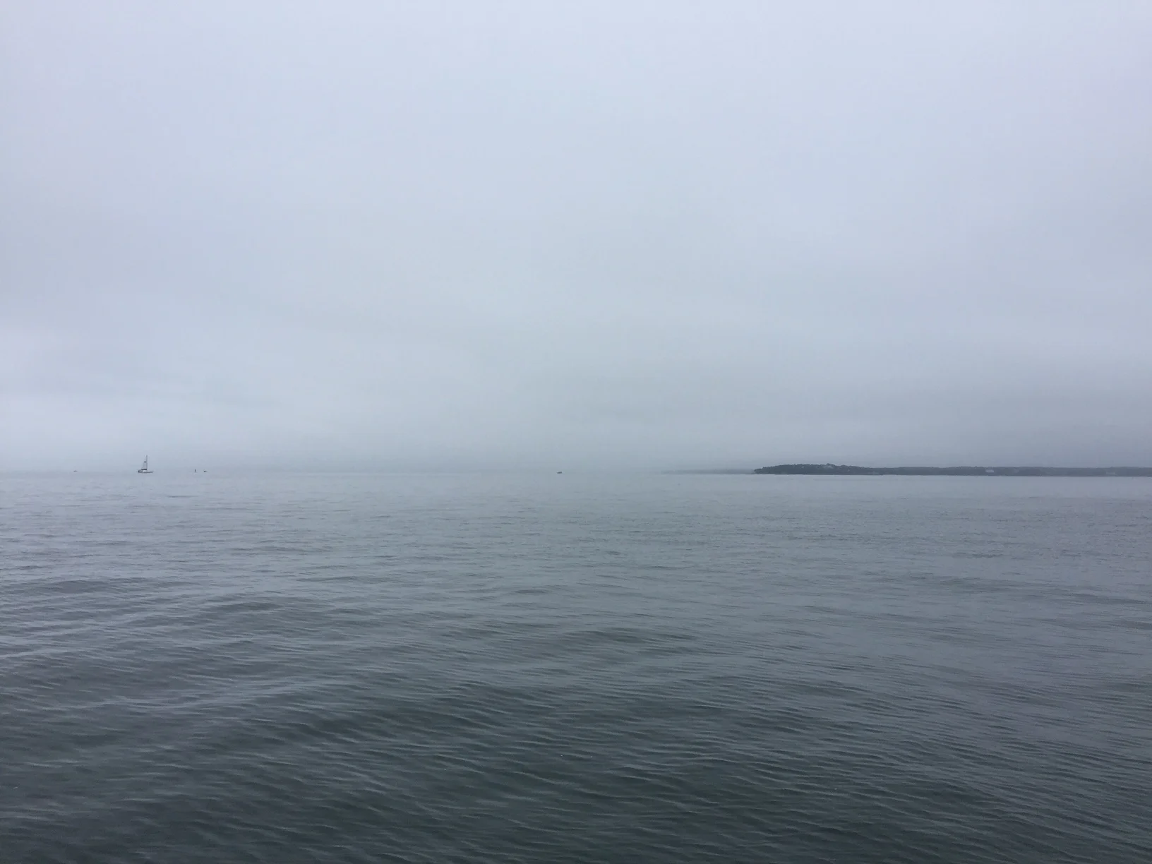  Fog coming into Sag Harbor. 