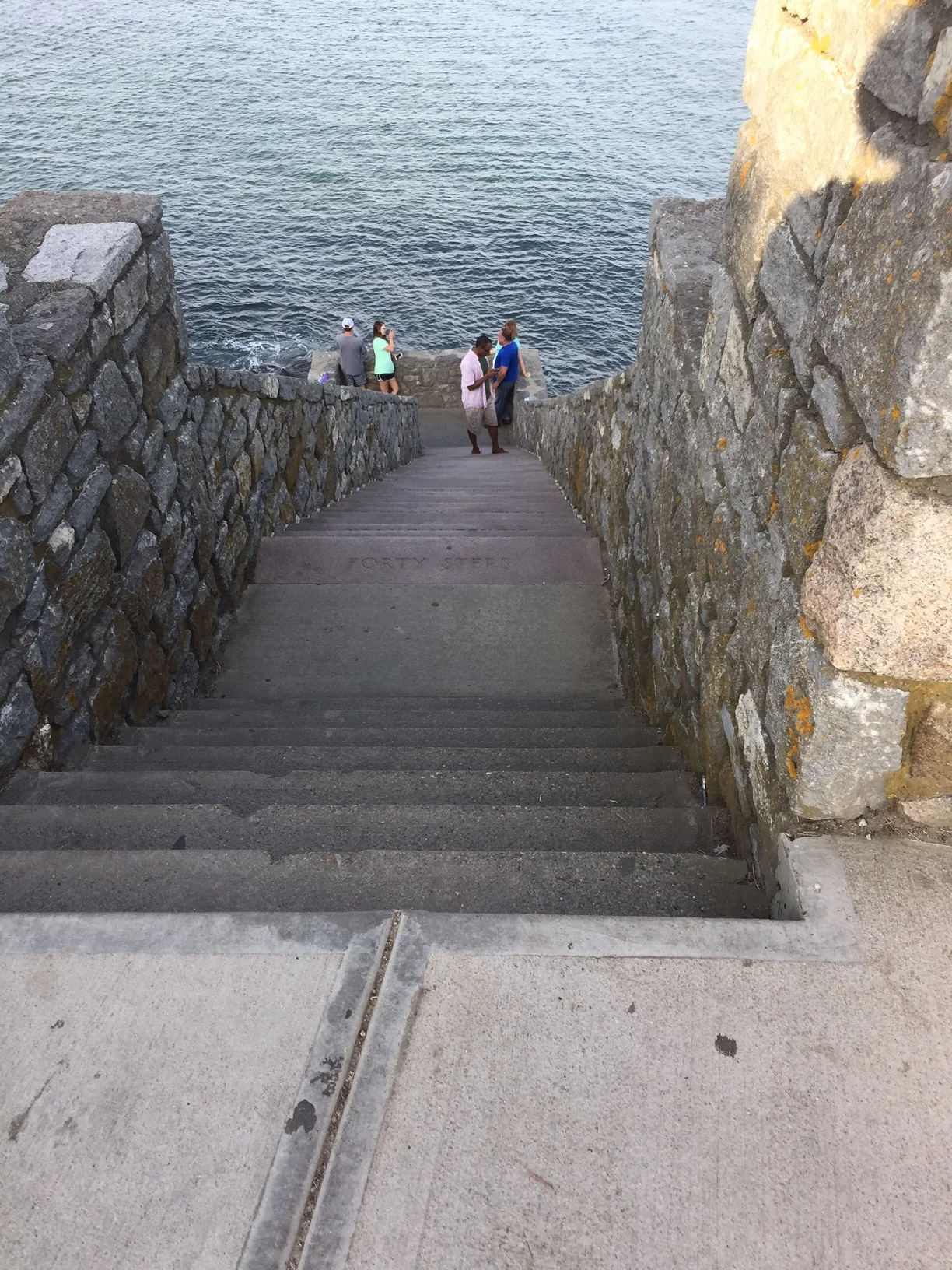  Stairs on the Cliff Walk 