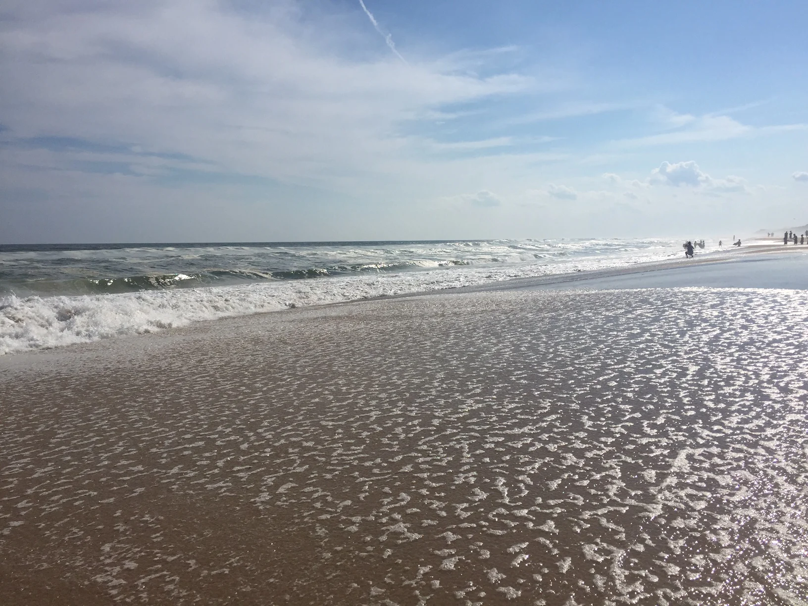  The ocean was still so beautiful. 