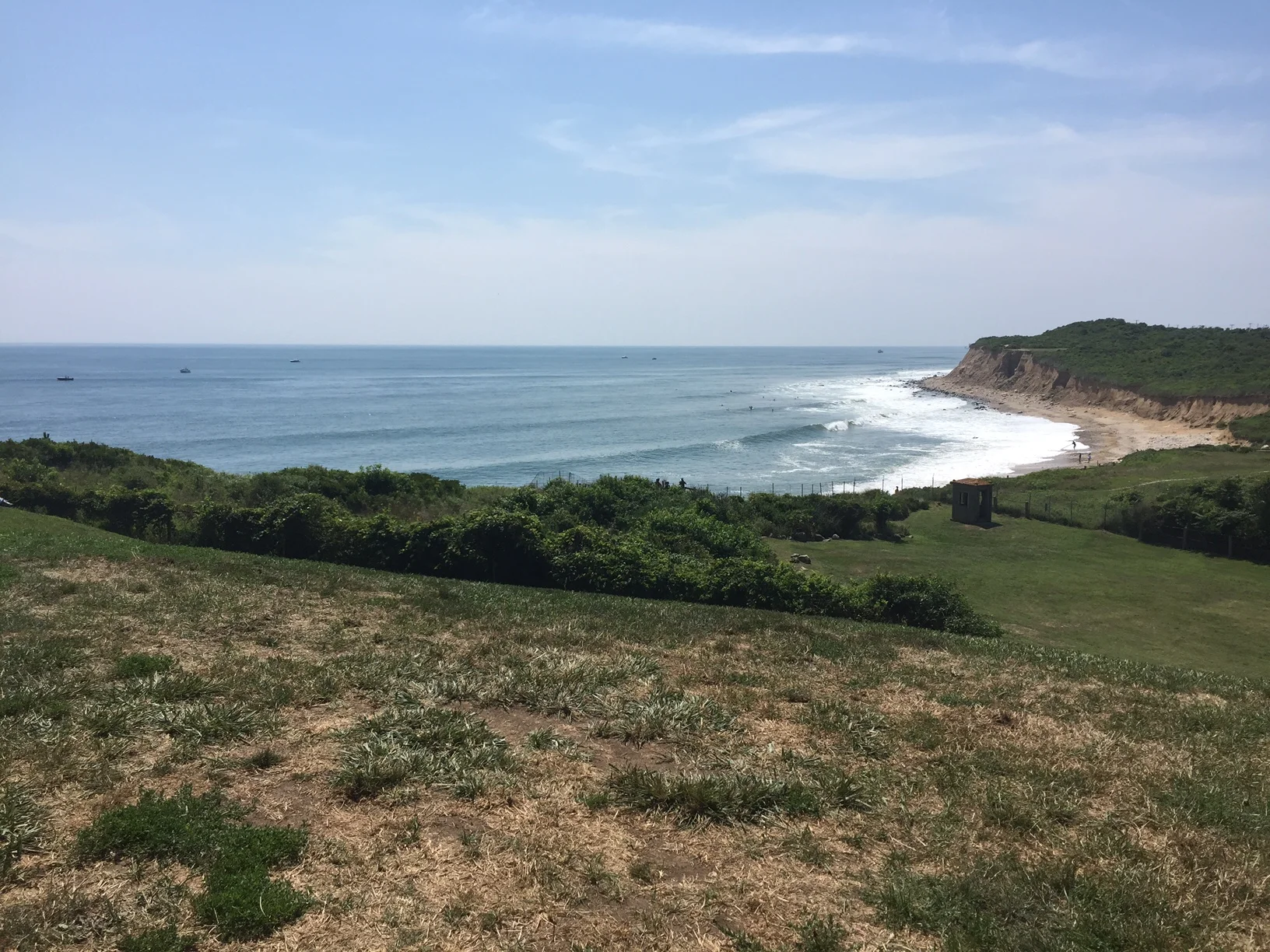  View from the lighthouse grounds. &nbsp;This lighthouse was the first ever built in New York State, commissioned by President George Washington. 