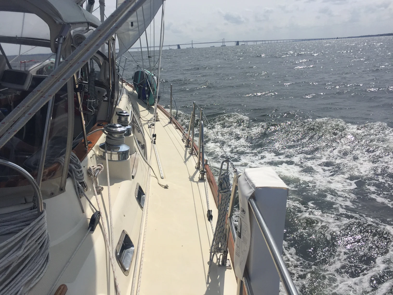  The bridge in sight. 