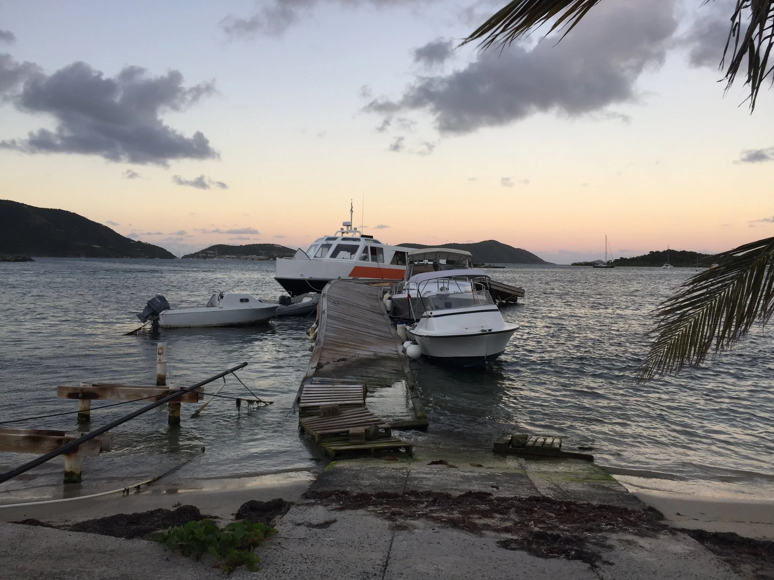Ferry Dock (which is still used) after Irma