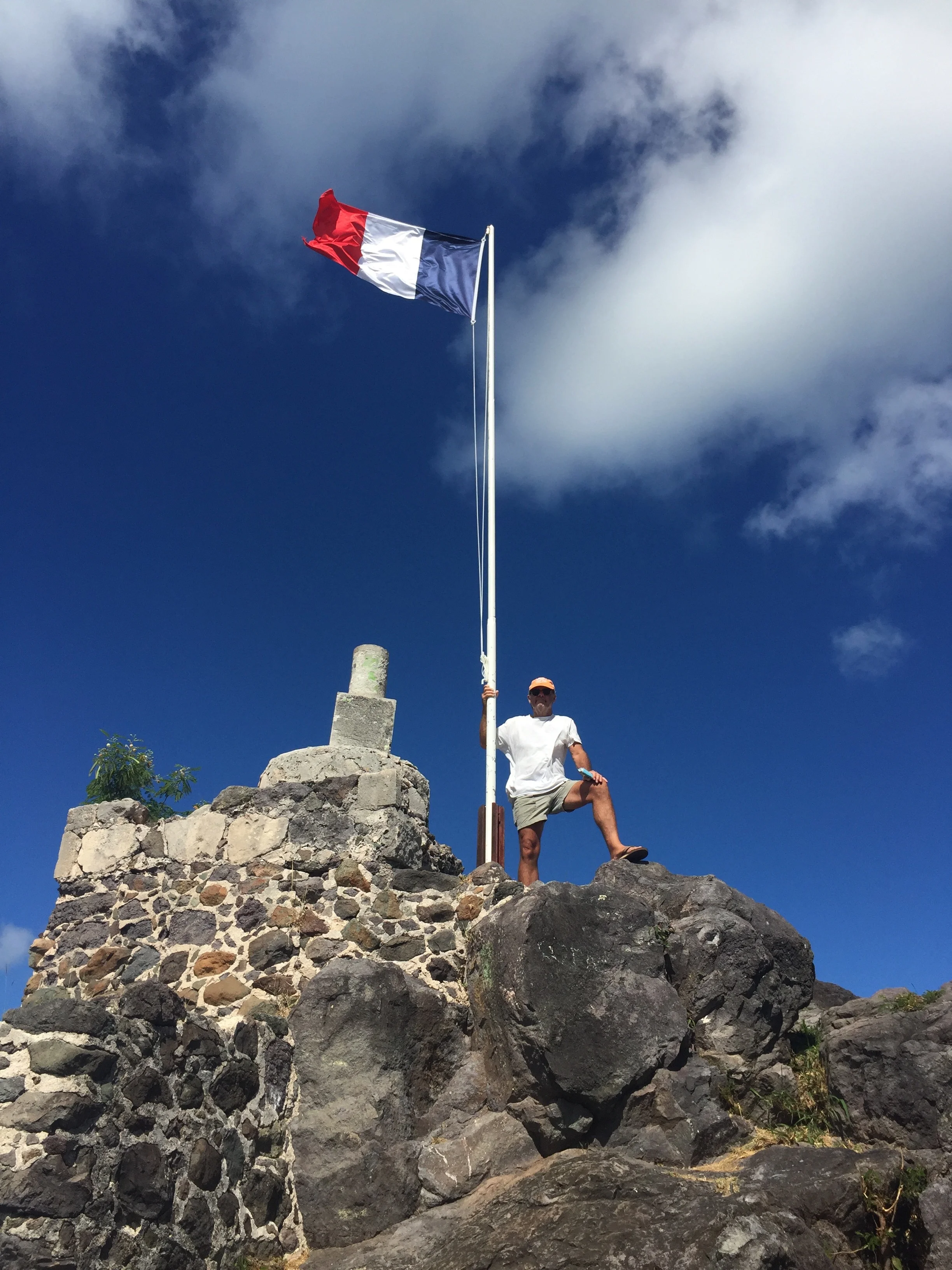 Jeff playing king of the castle