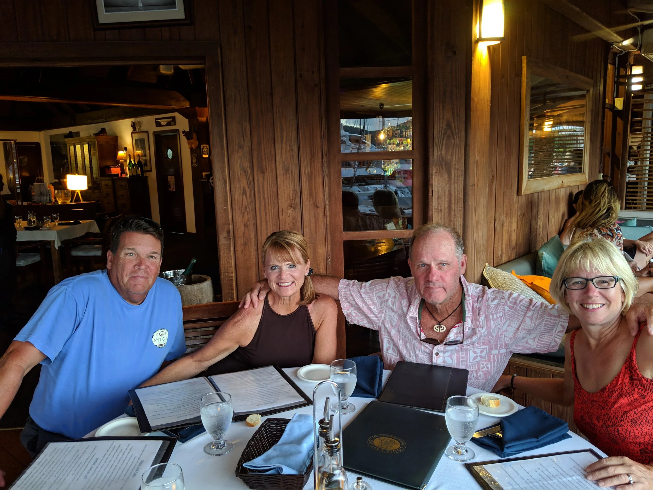 Valentine's Dinner with Pam and Byron at Cloggy's