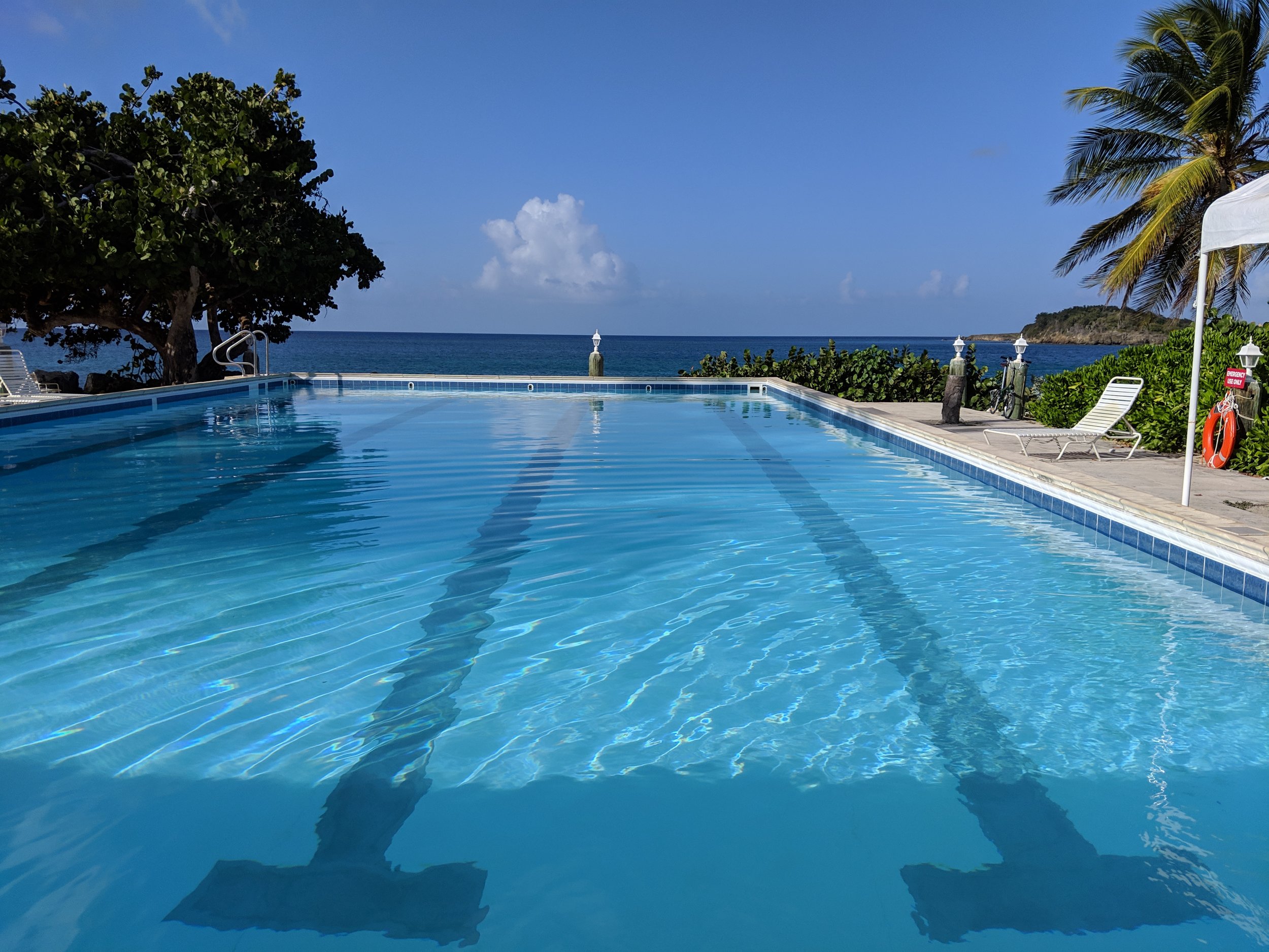 The marina pool