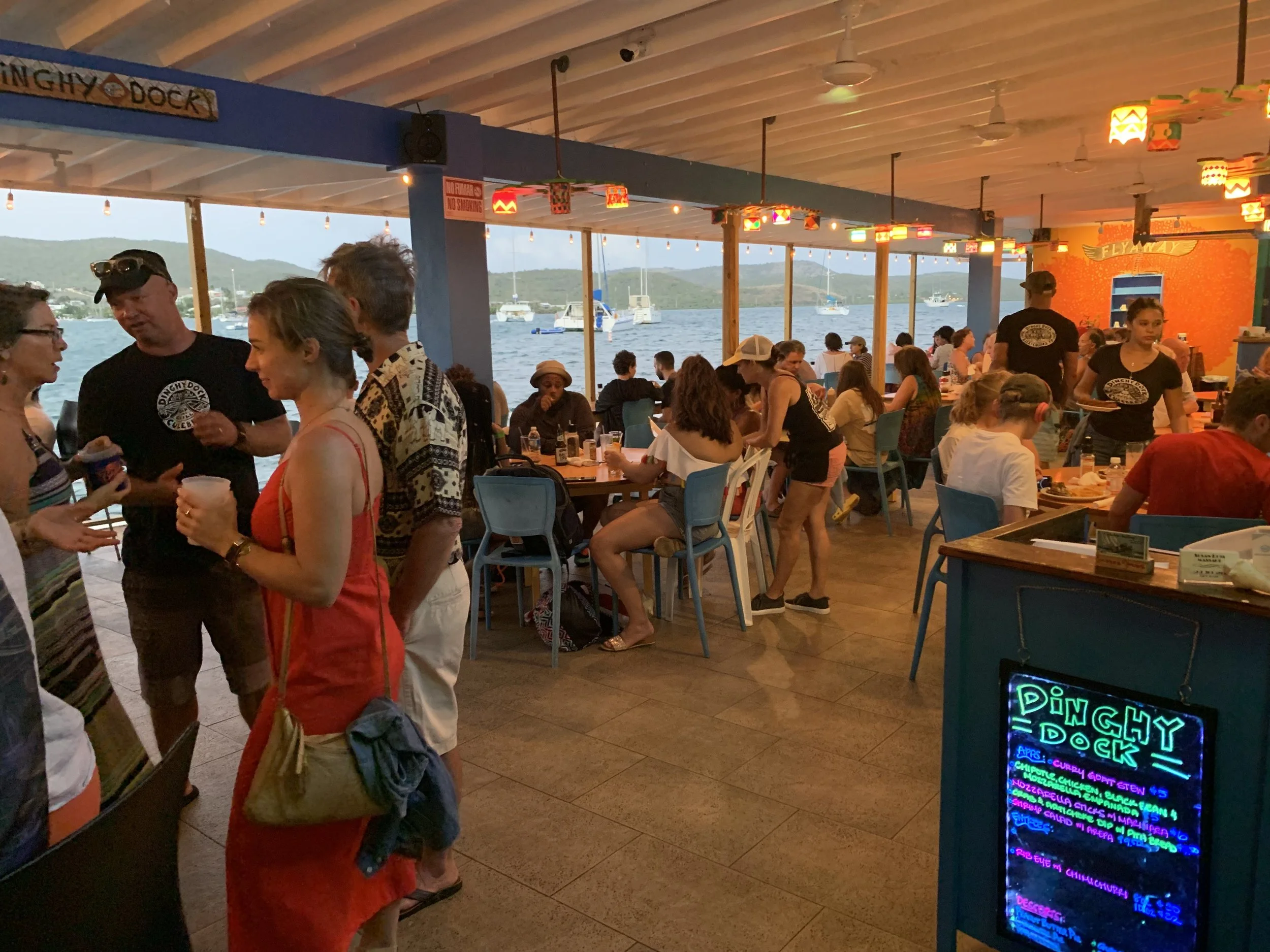 At the Dinghy Dock Bar