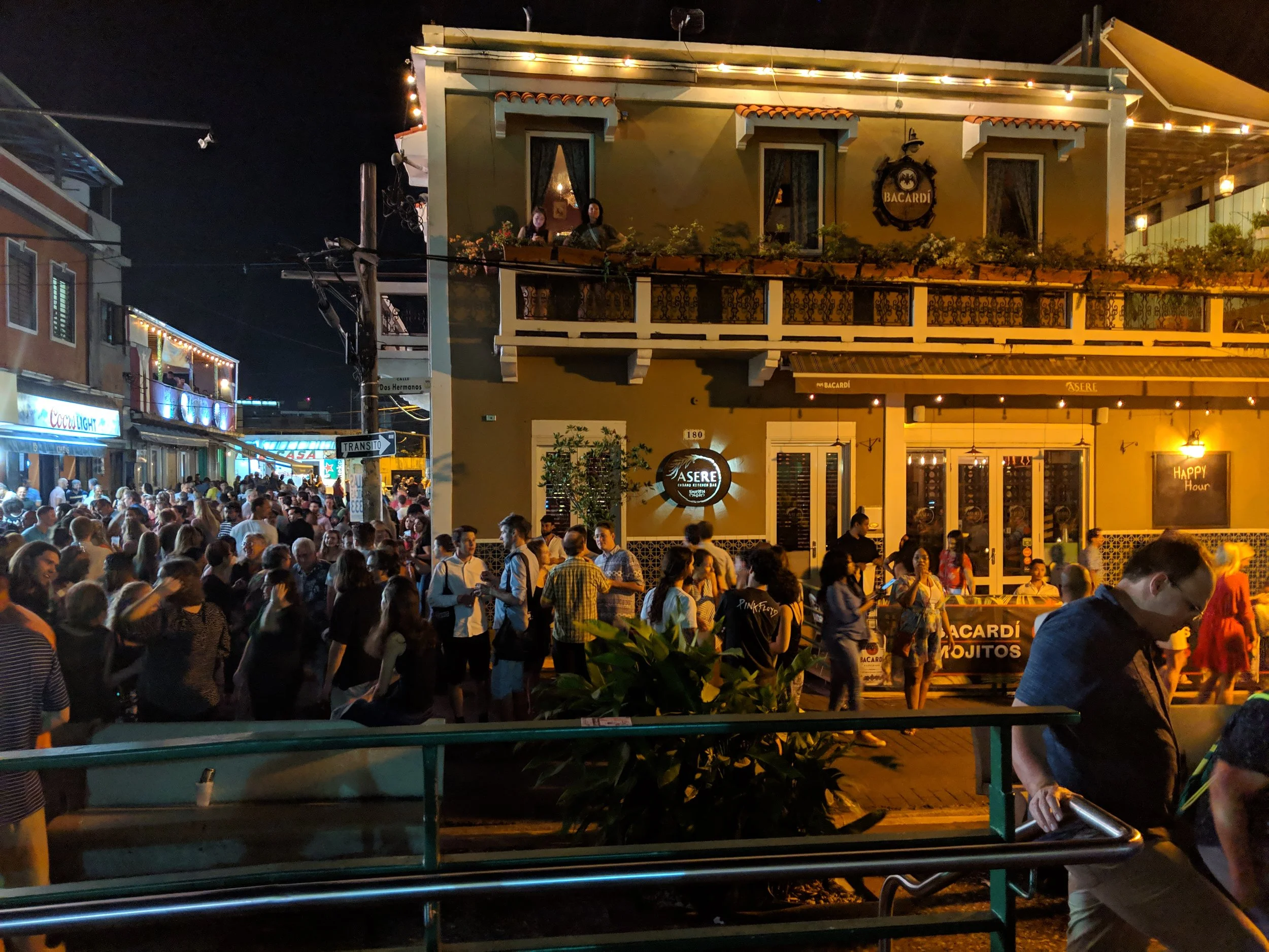 Partying in the streets