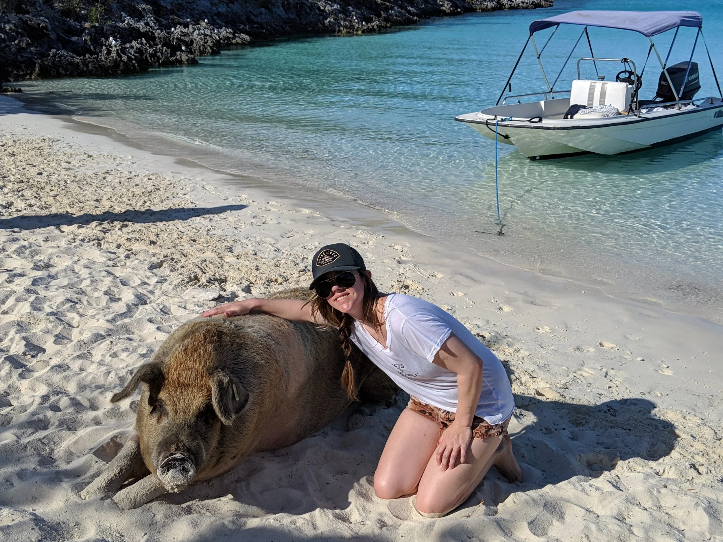 Linds with pig.jpg