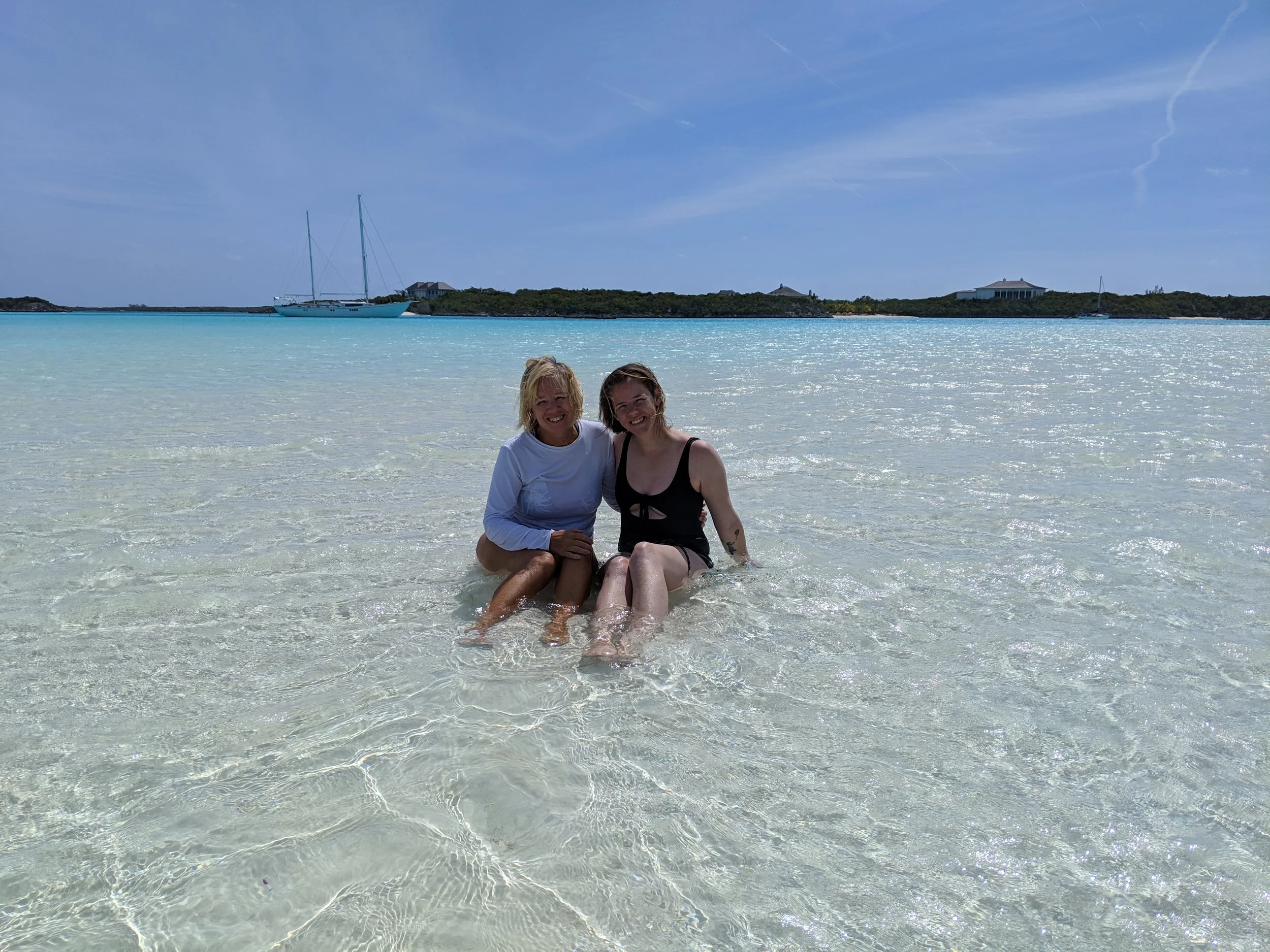 Sitting with Linds on a sandbar.jpg