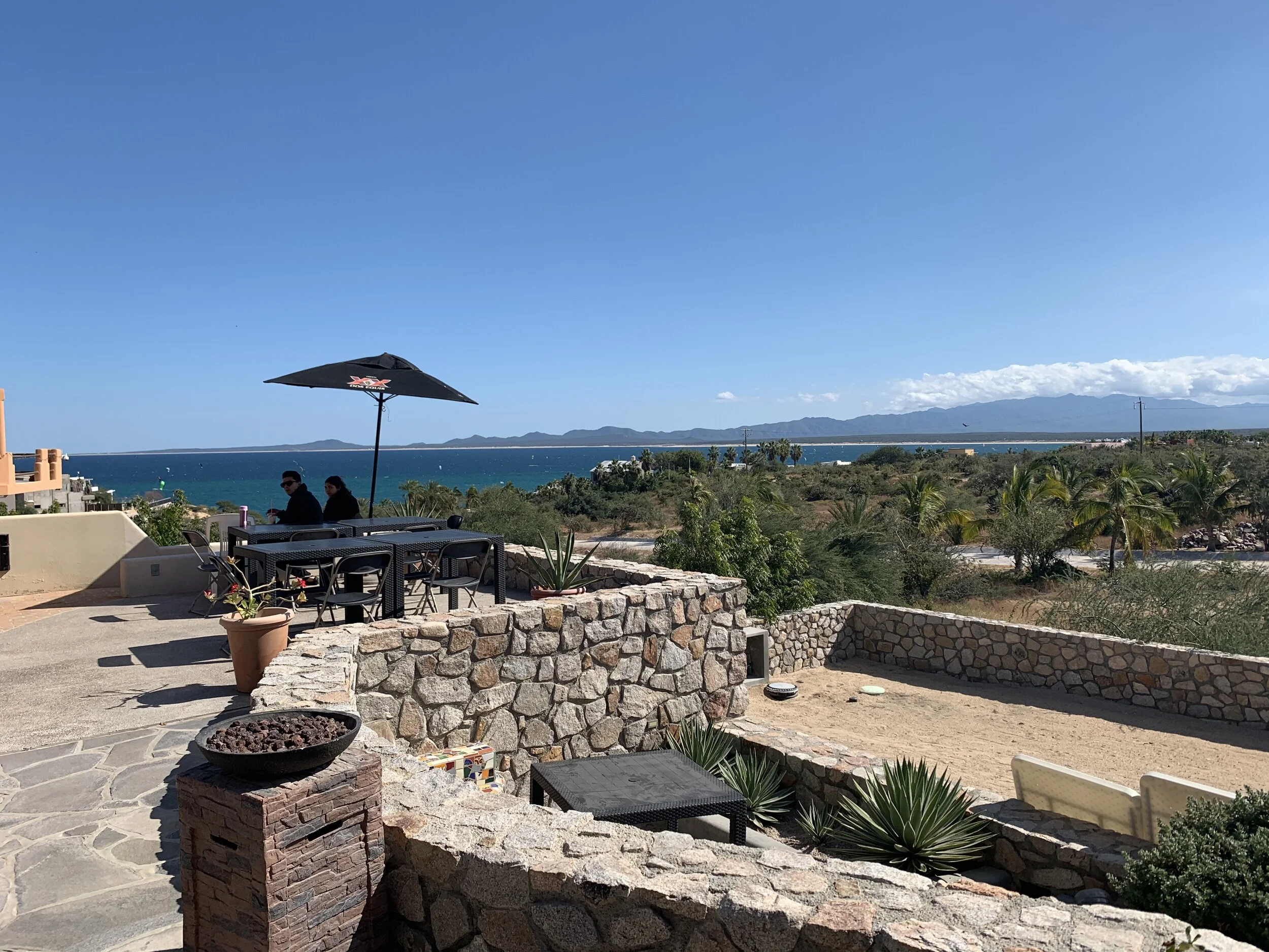 At Lunch Looking at the Sea of Cortez