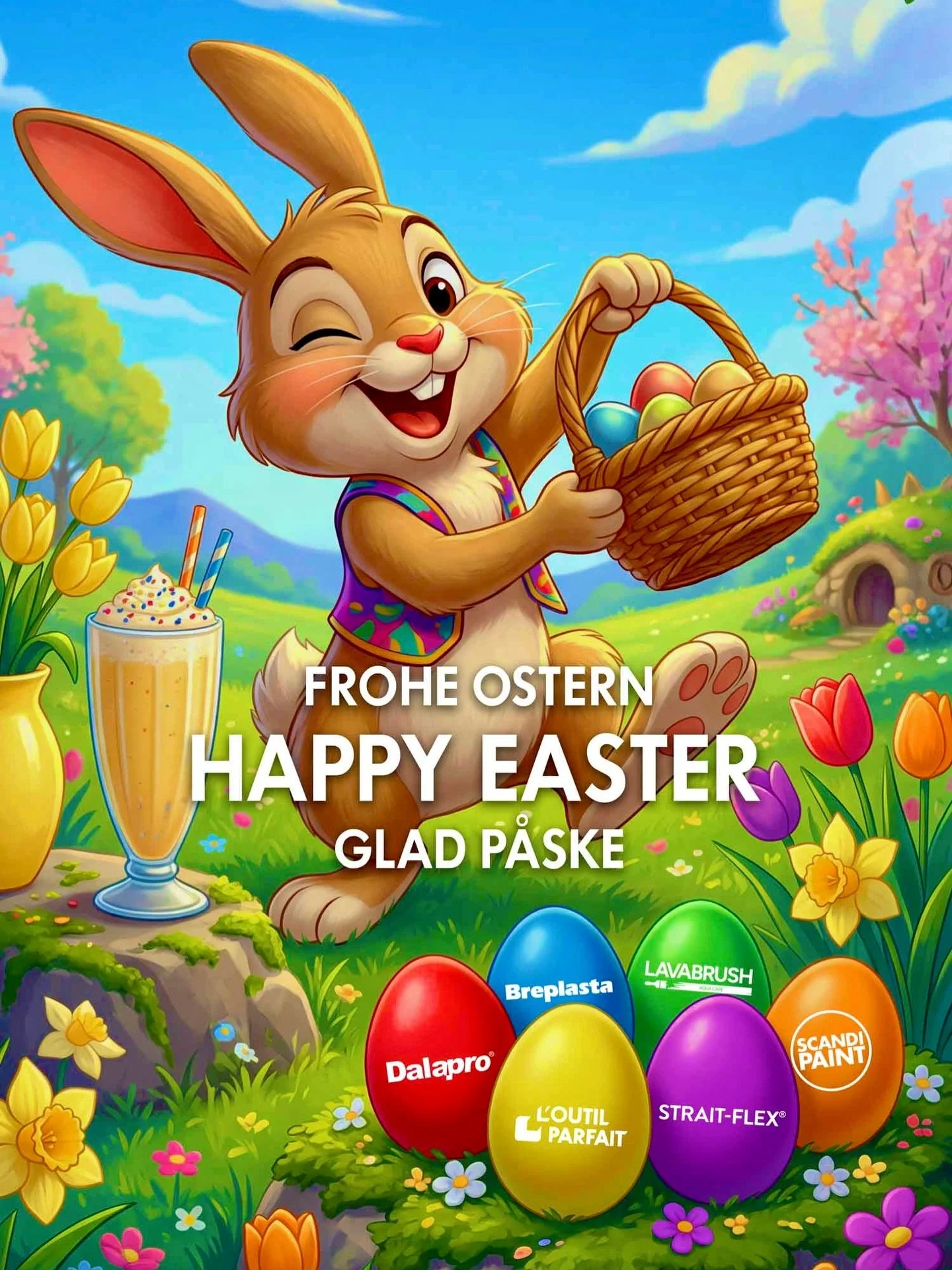 Frohe Ostern von Scandipaint 🐣🌼

Danke f&uuml;r einen gro&szlig;artigen Start ins Jahr &ndash; und f&uuml;r einen intensiven Fr&uuml;hling gemeinsam mit dir!

Dein Engagement, dein Vertrauen und die Zusammenarbeit mit dir treiben uns jeden Tag an. 